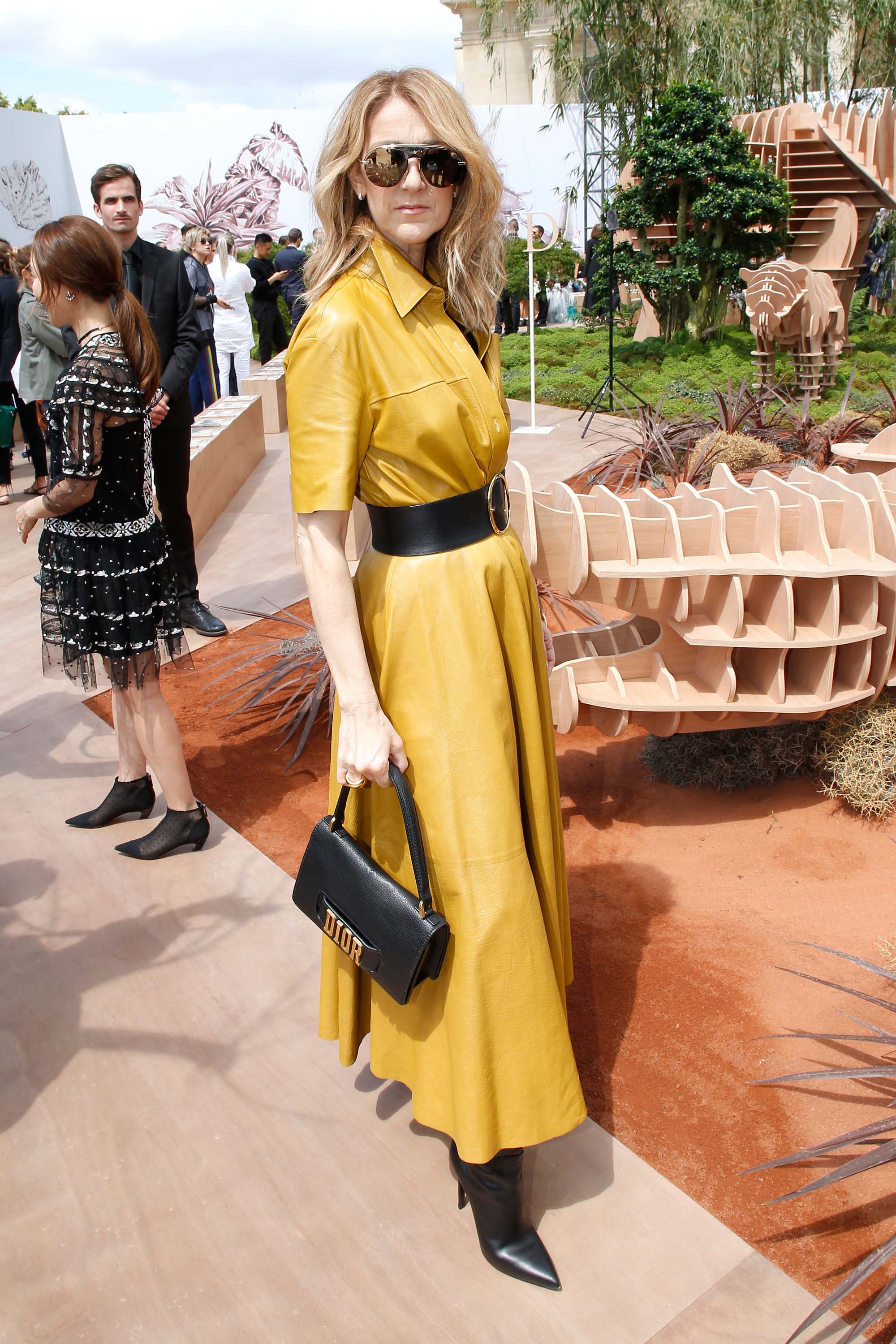 Celine Dion attends Christian Dior show