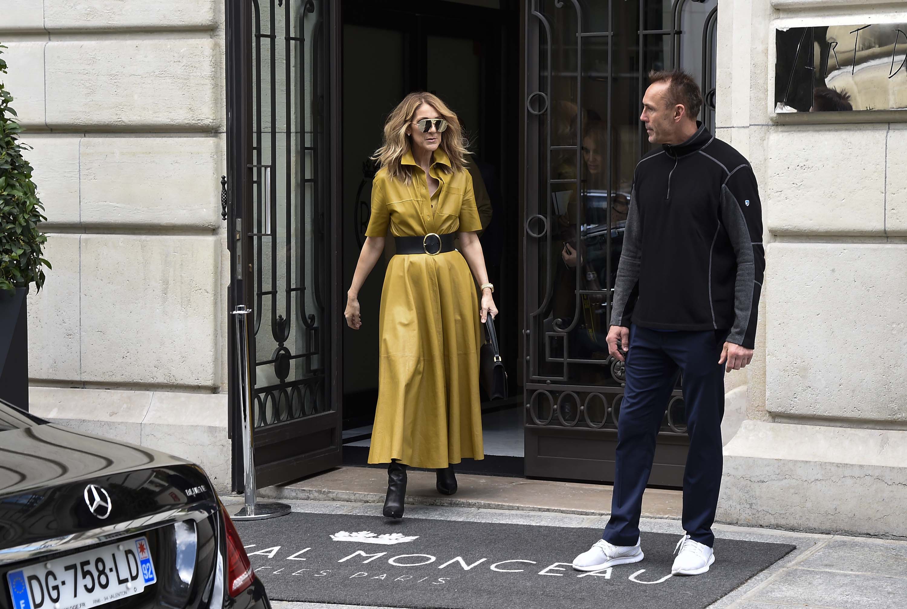 Celine Dion attends Christian Dior show