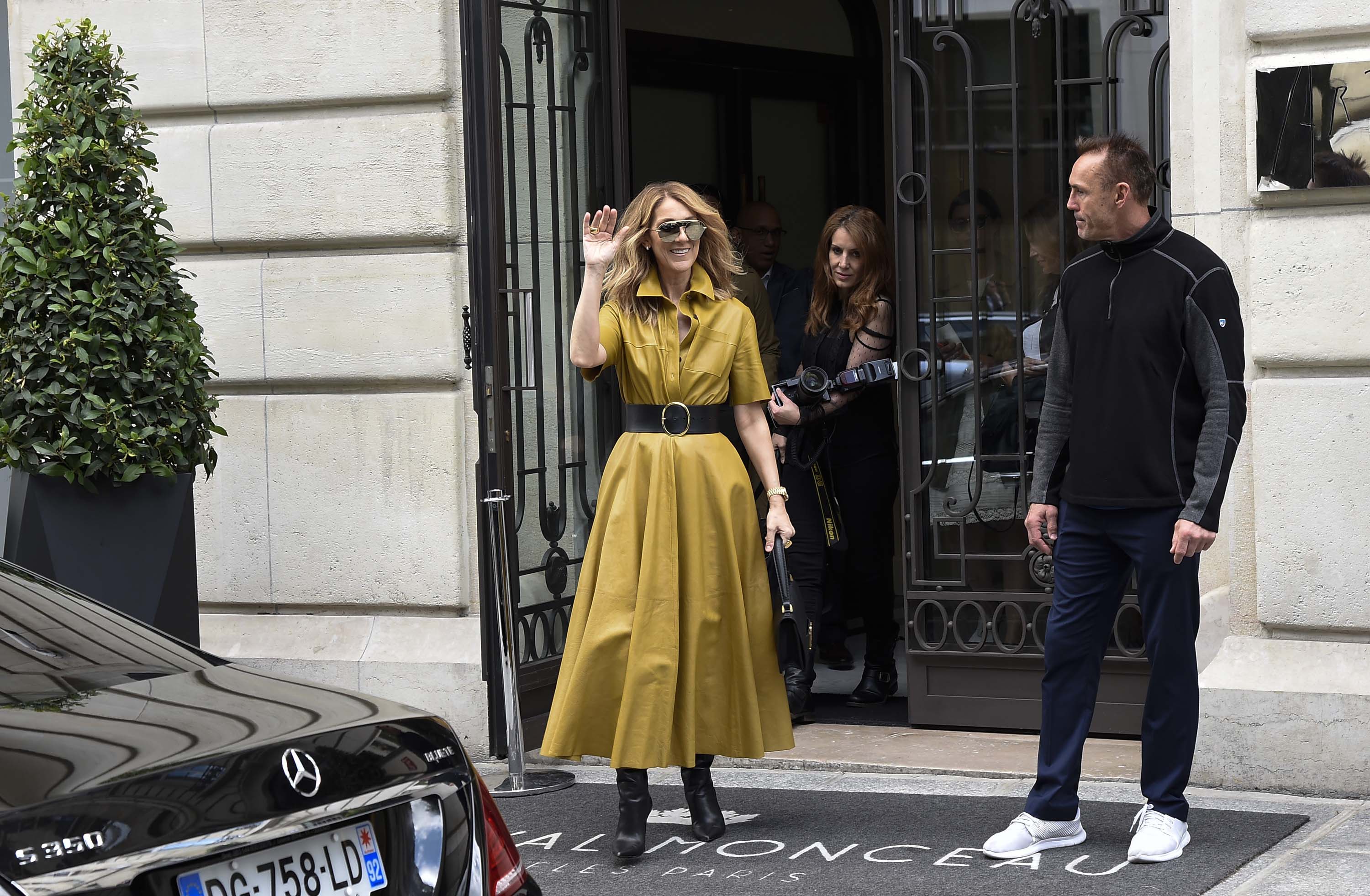 Celine Dion attends Christian Dior show