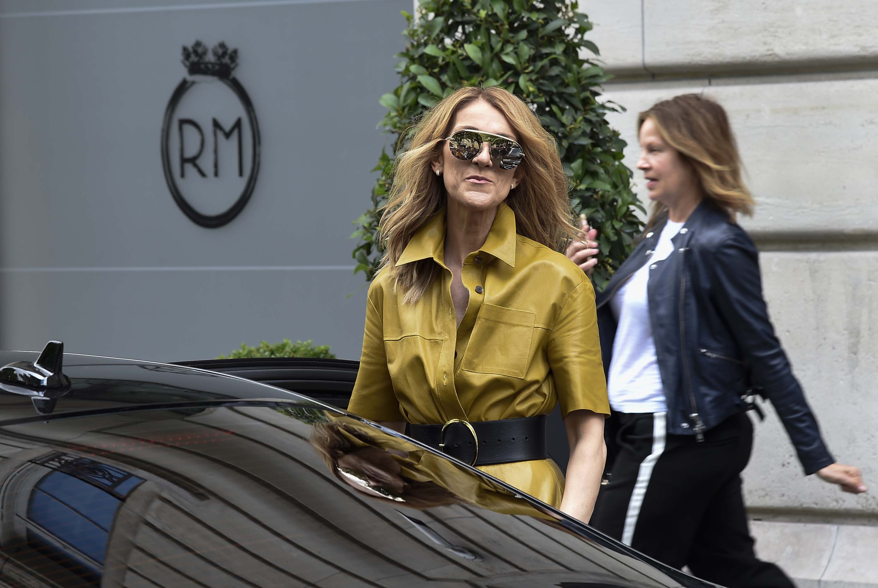 Celine Dion attends Christian Dior show