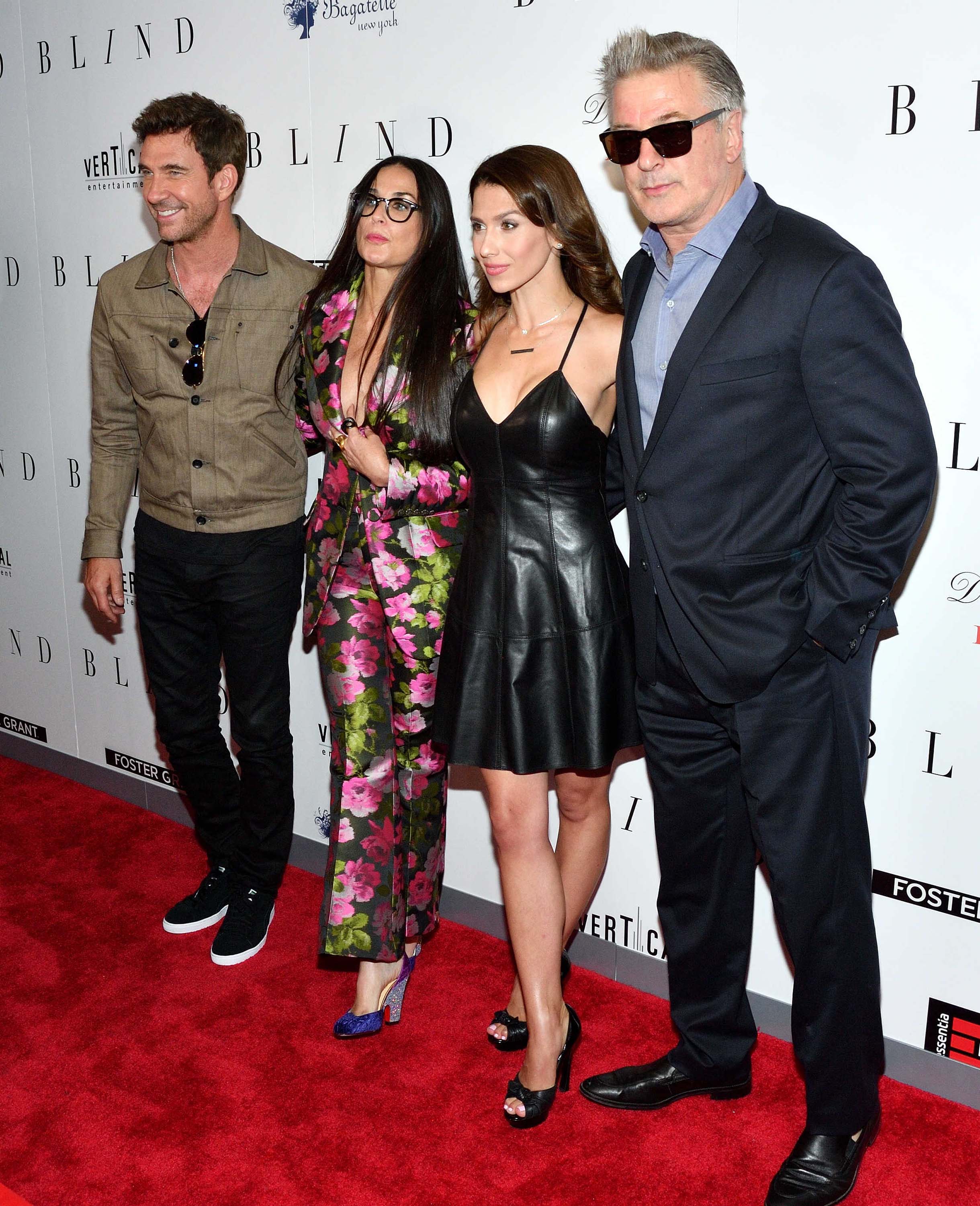 Hilaria Baldwin attends the Blind premiere