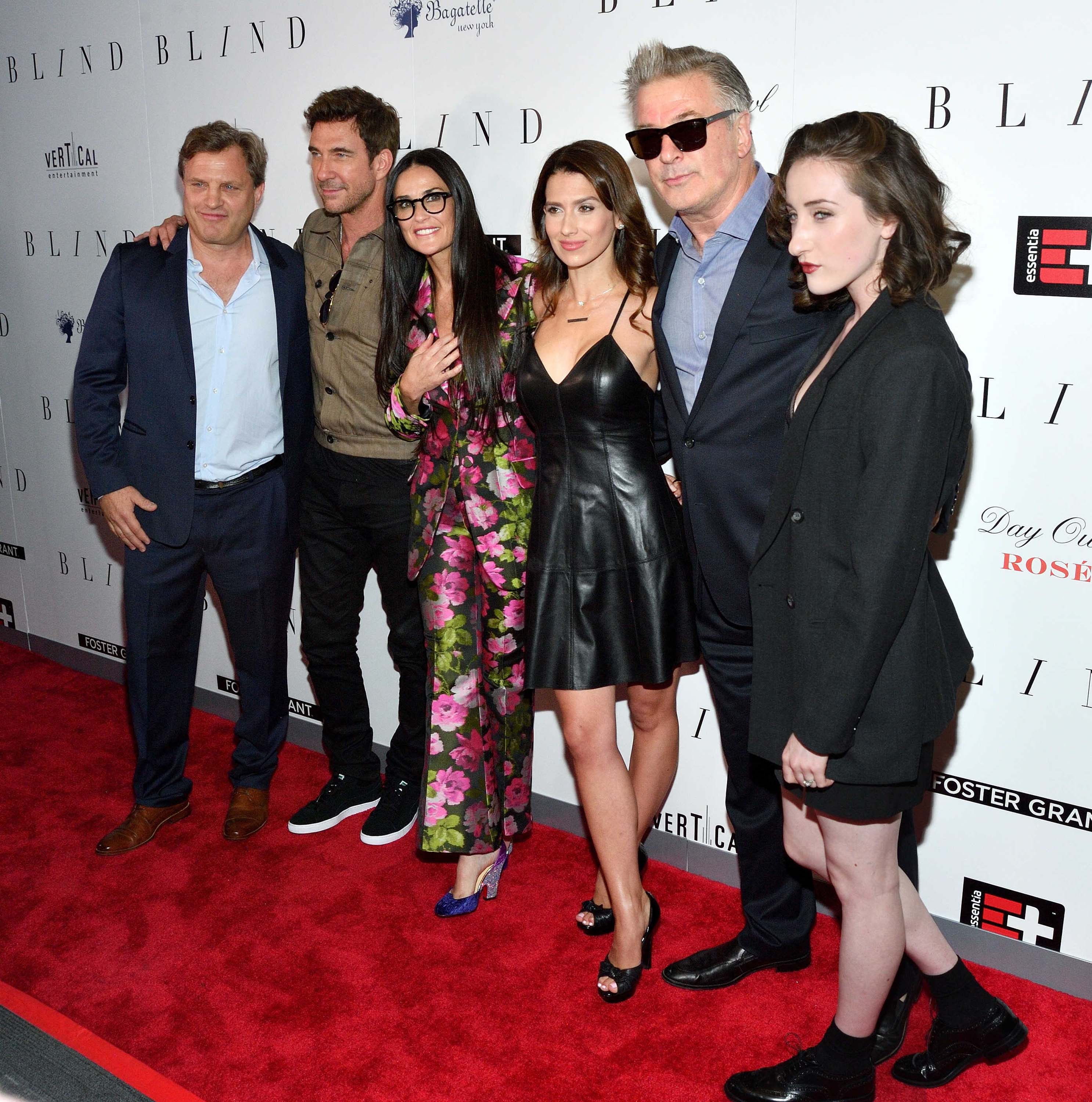 Hilaria Baldwin attends the Blind premiere