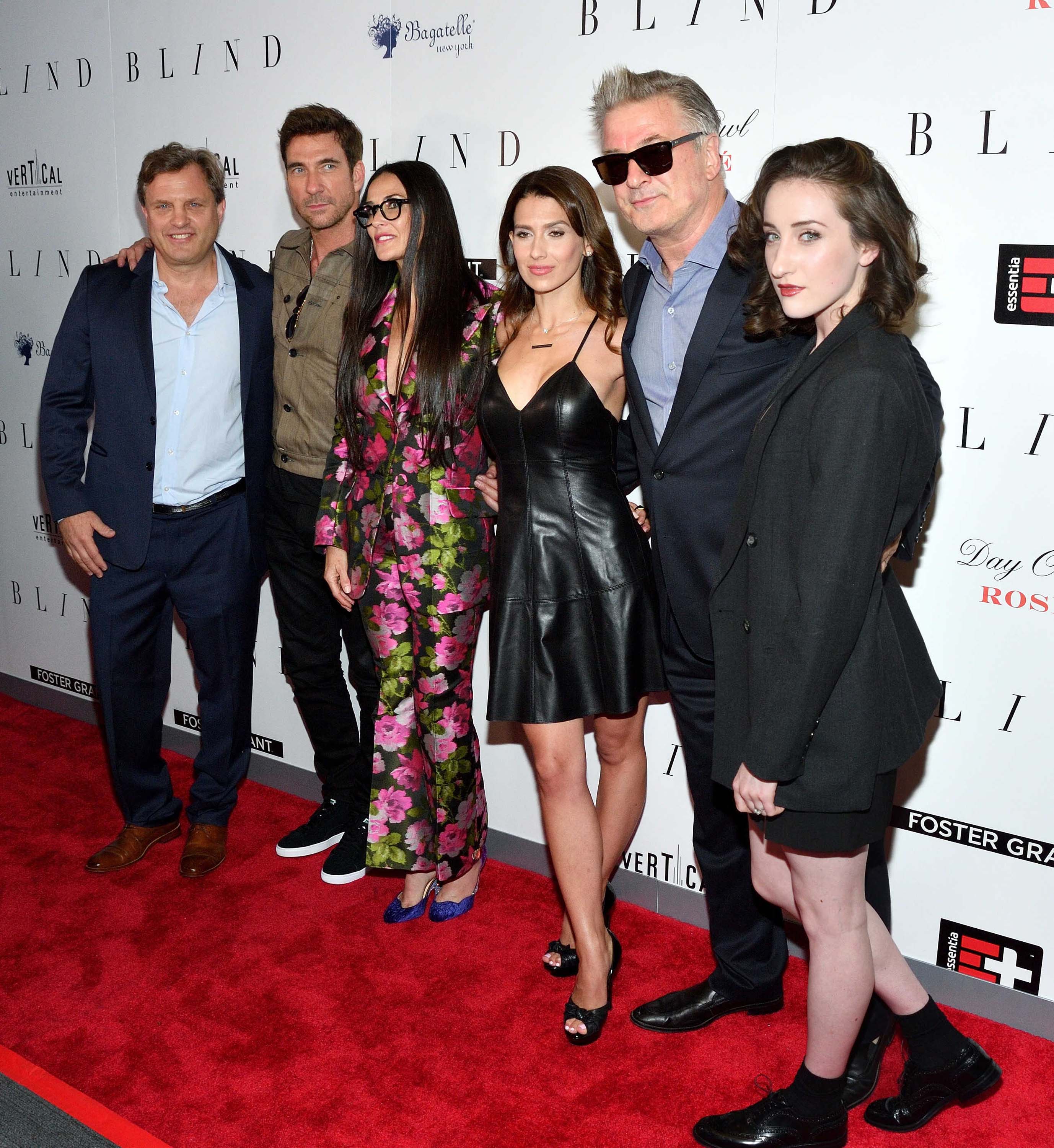 Hilaria Baldwin attends the Blind premiere