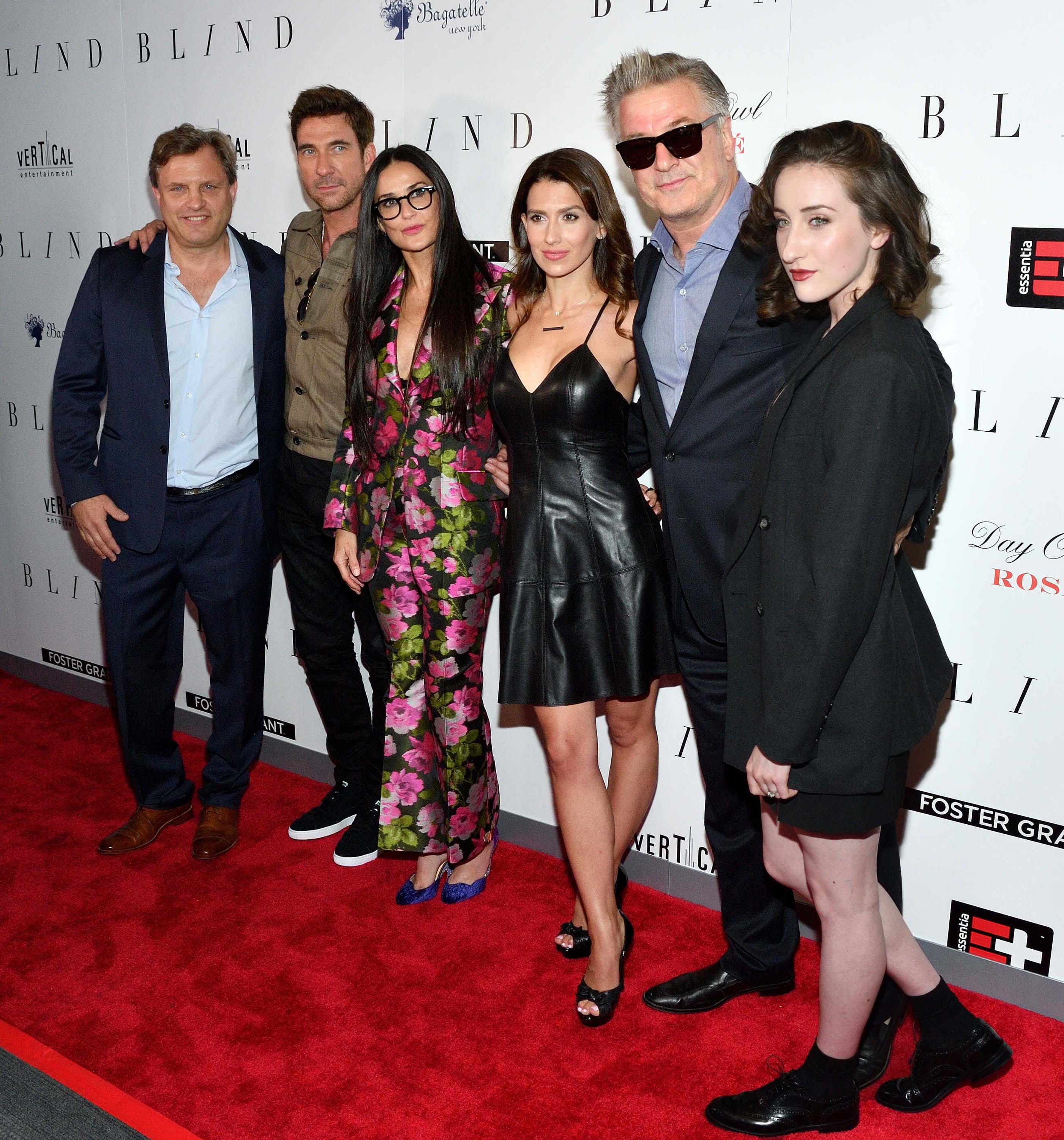 Hilaria Baldwin attends the Blind premiere