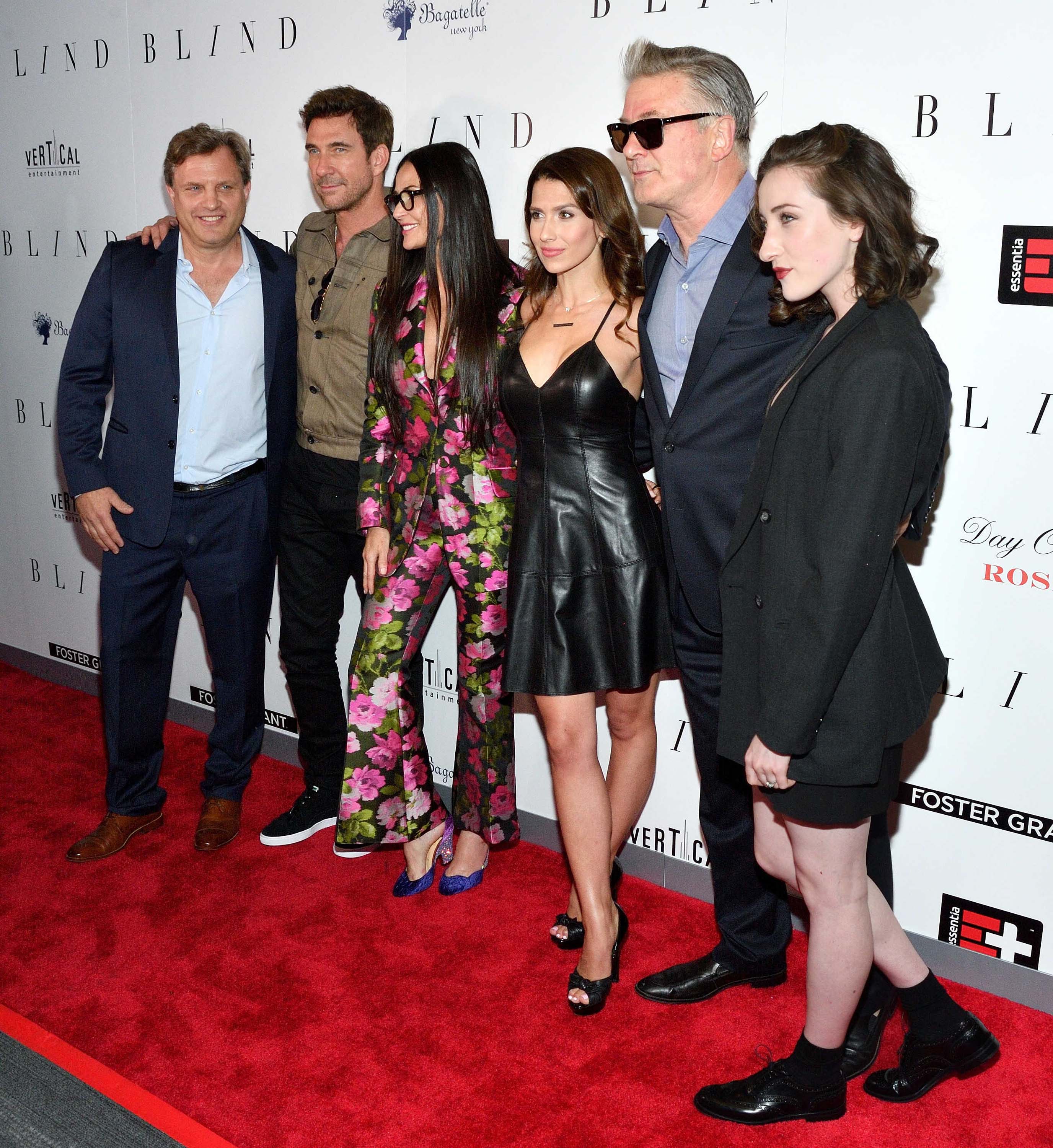 Hilaria Baldwin attends the Blind premiere