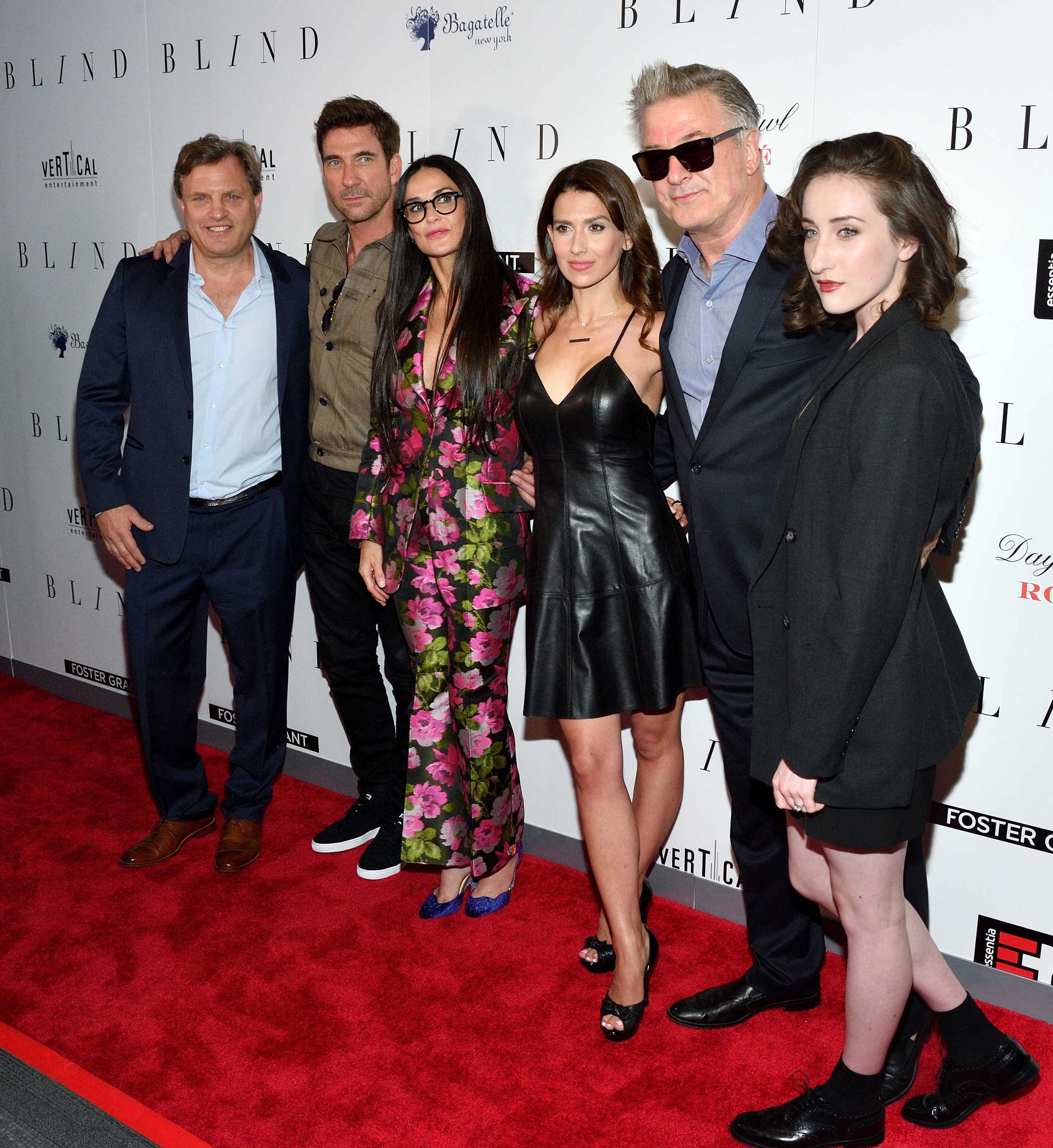 Hilaria Baldwin attends the Blind premiere