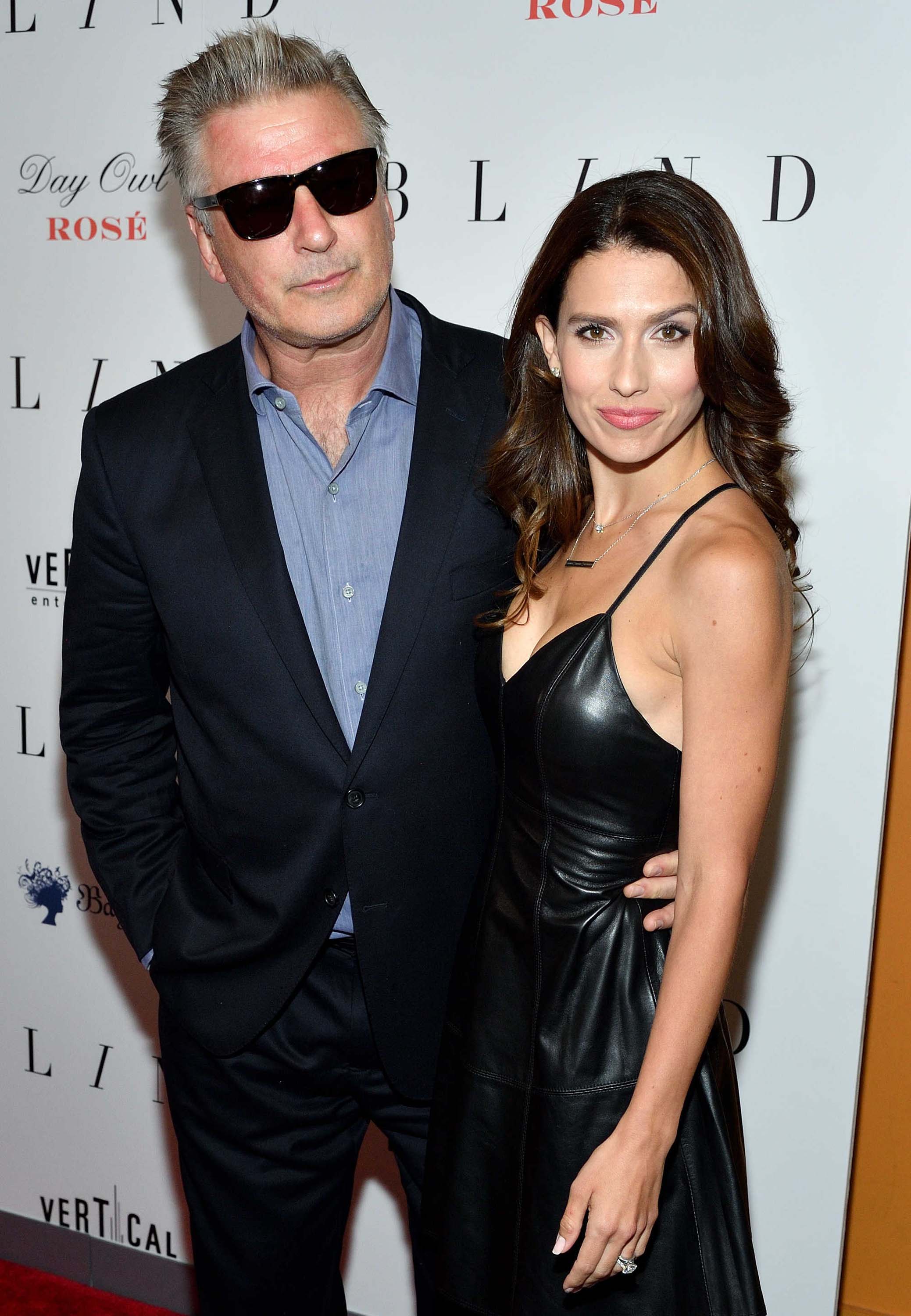 Hilaria Baldwin attends the Blind premiere