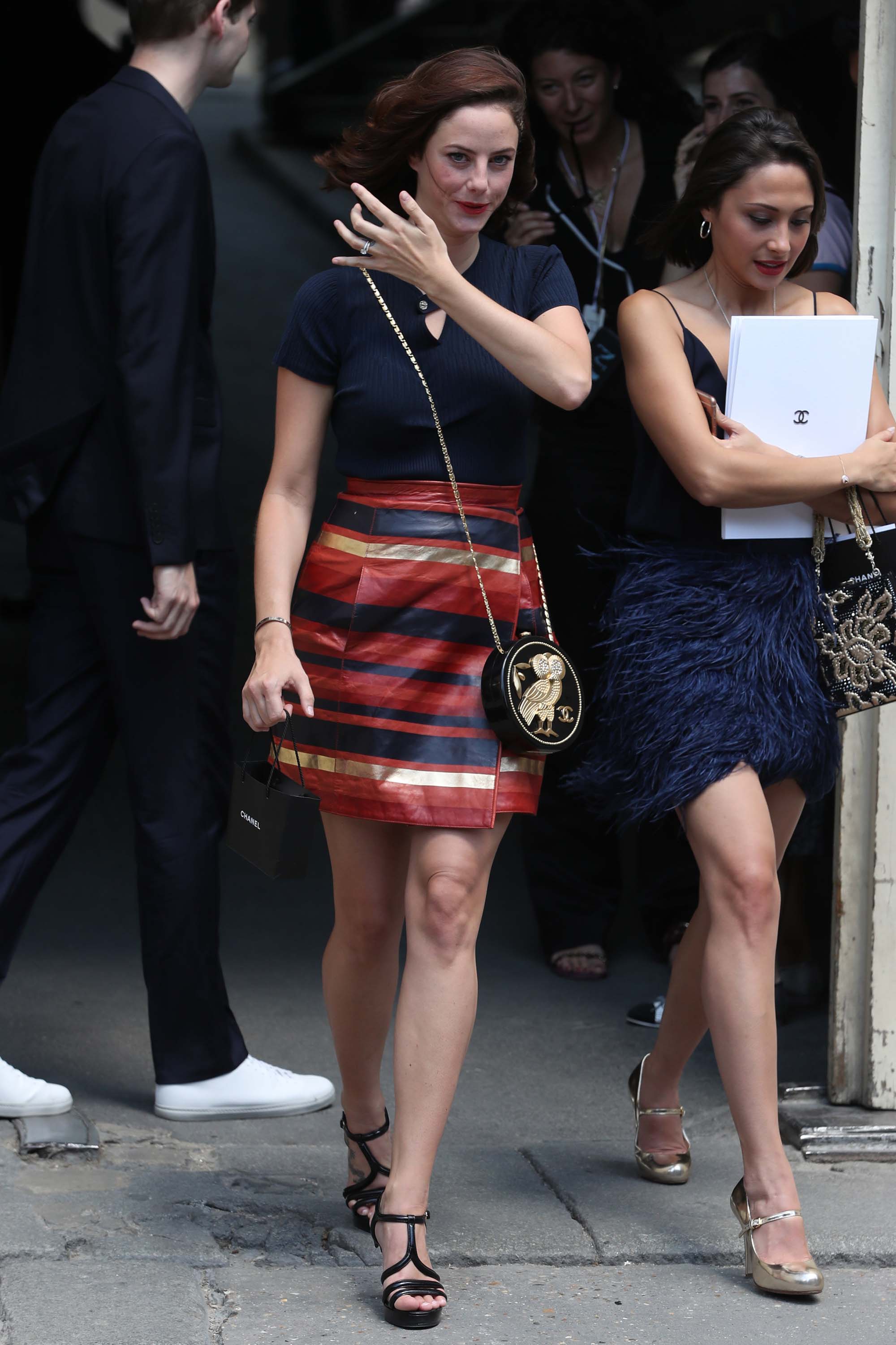 Kaya Scodelario attends Chanel show