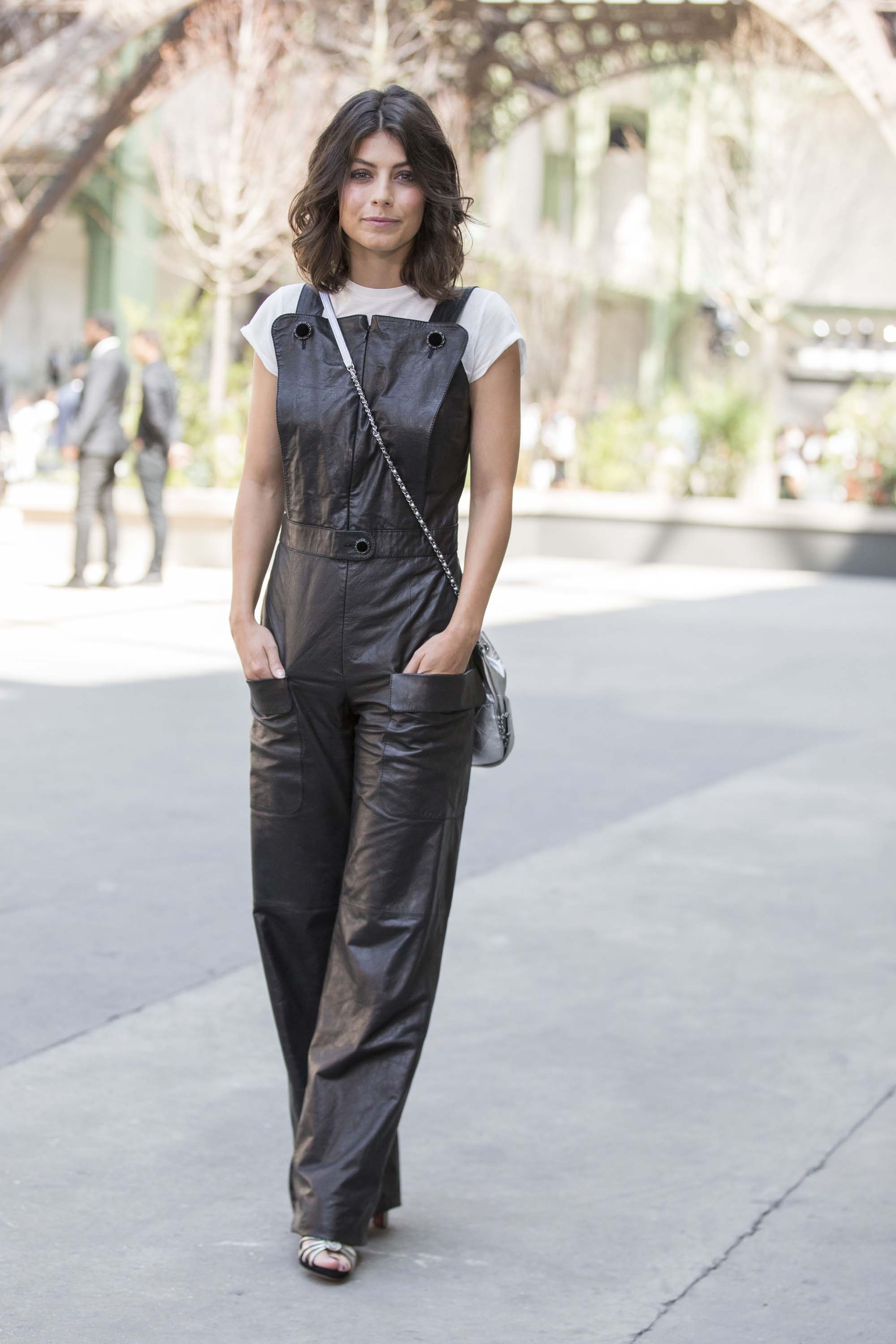 Alessandra Mastronardi attends Chanel show