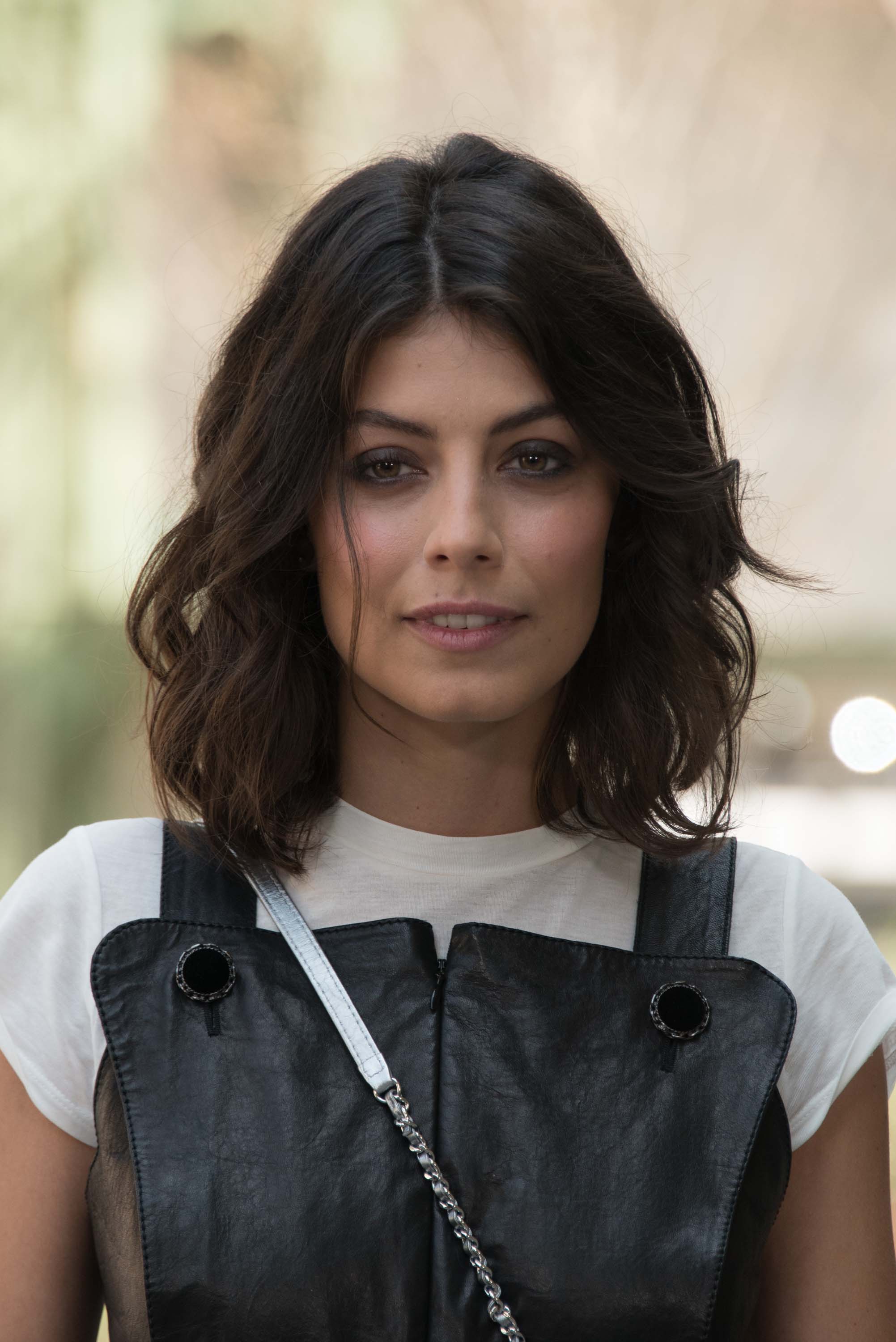 Alessandra Mastronardi attends Chanel show