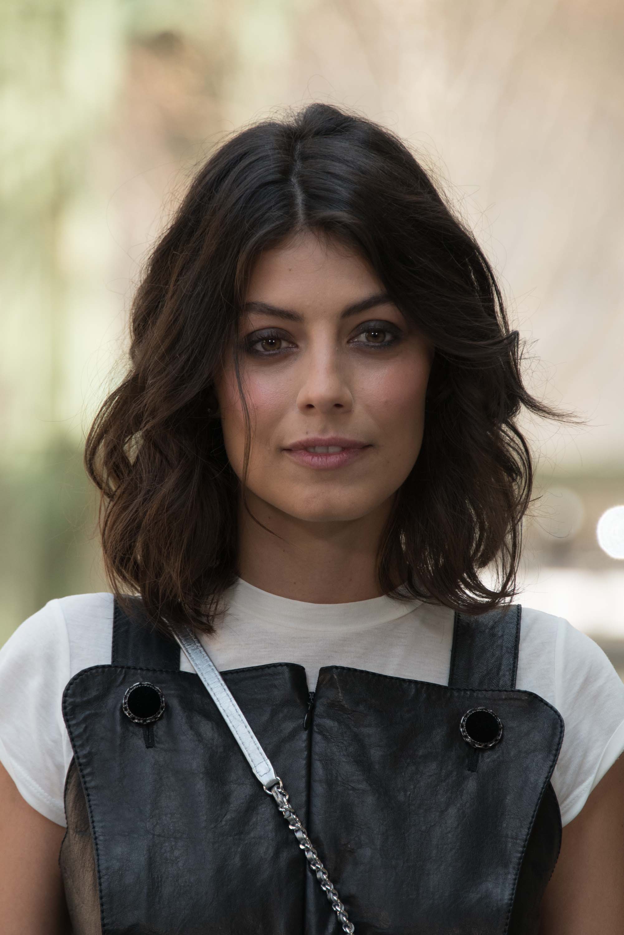 Alessandra Mastronardi attends Chanel show