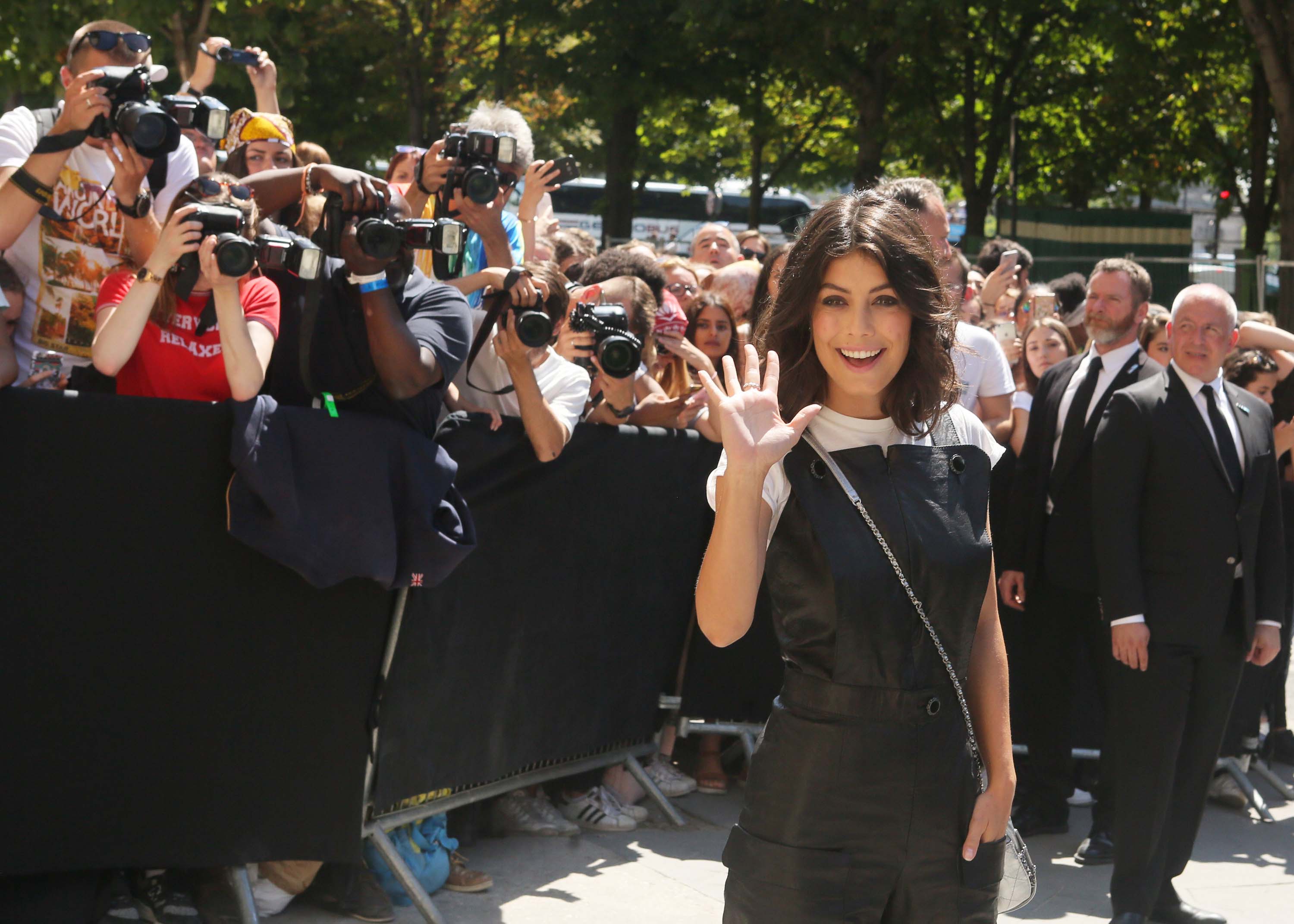 Alessandra Mastronardi attends Chanel show