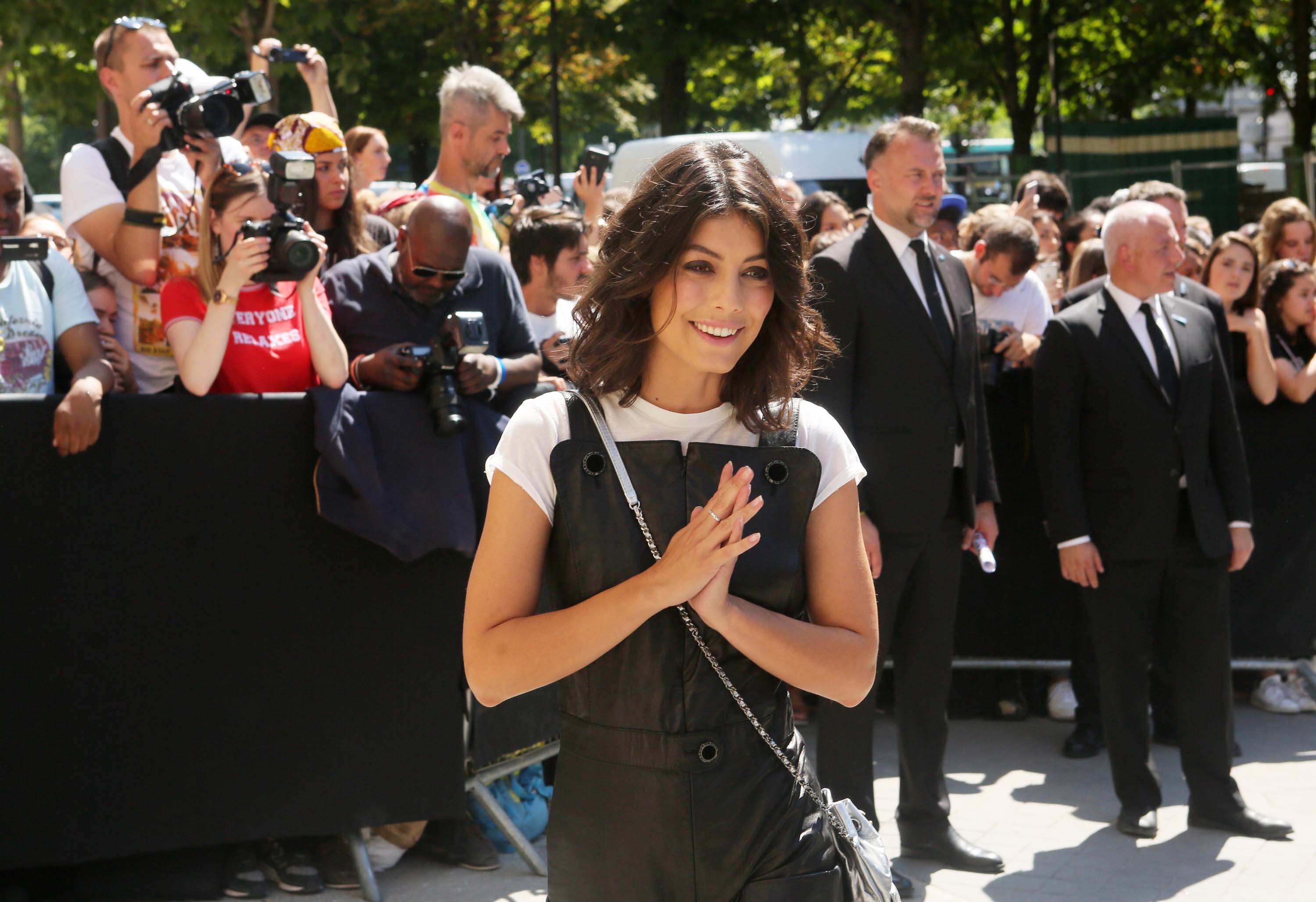 Alessandra Mastronardi attends Chanel show