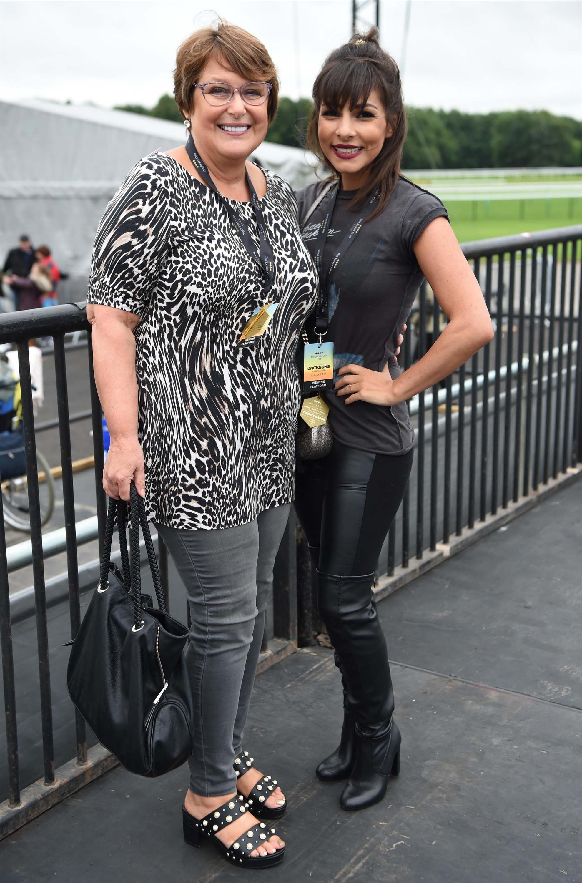 Roxanne Pallett seen at Haydock Race Course