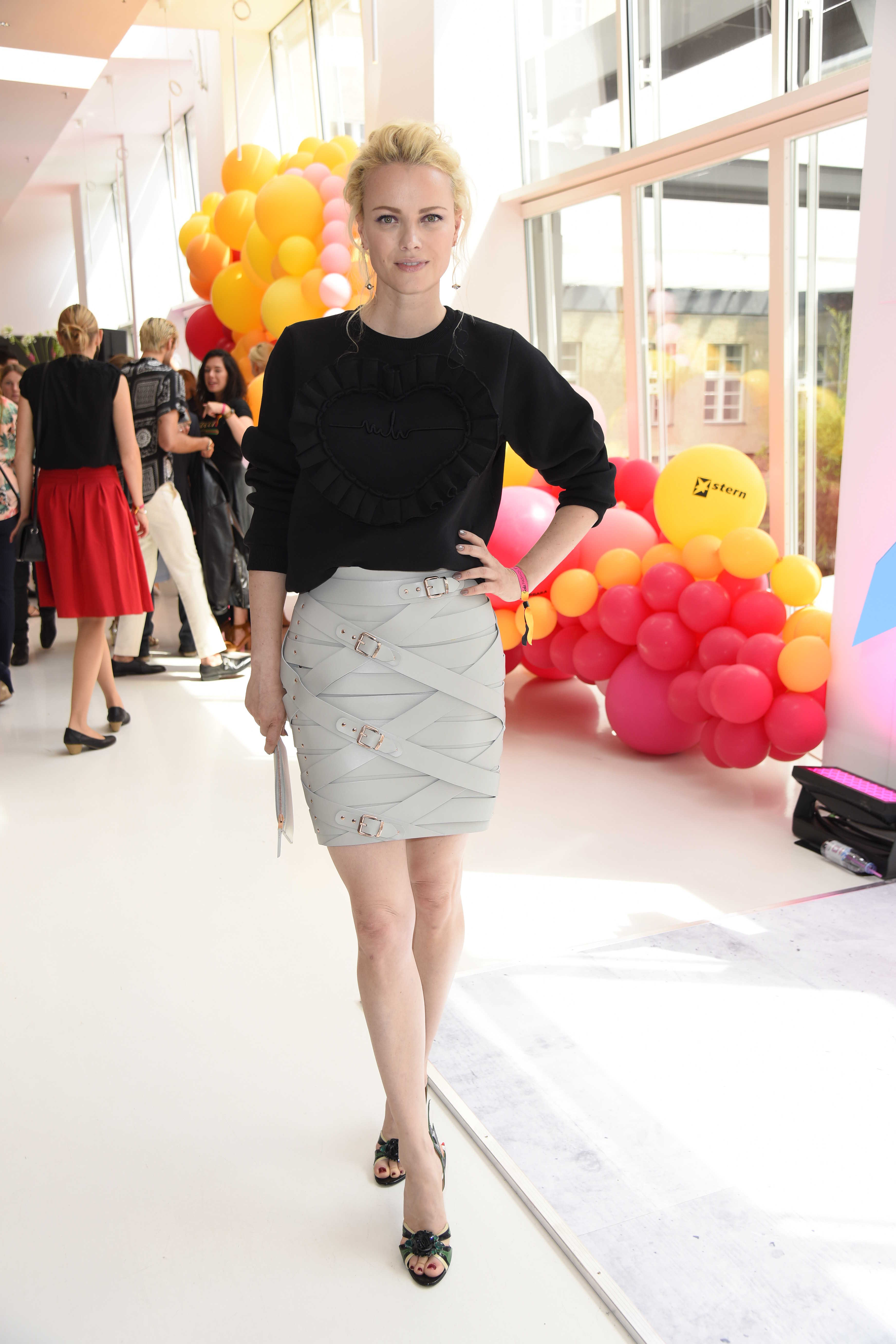 Franziska Knuppe attends the Gala Fashion Brunch