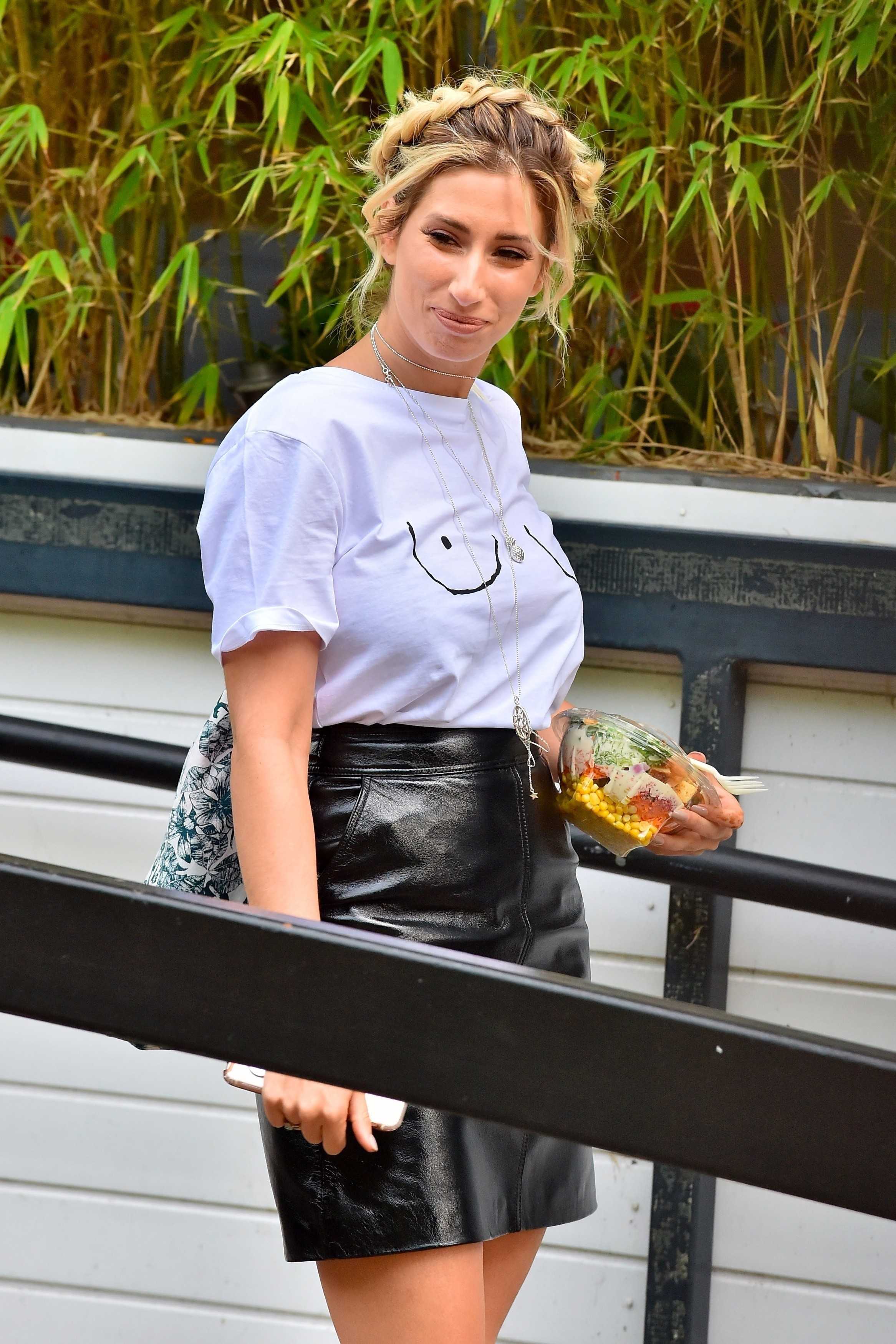 Stacey Solomon seen at the ITV Studios