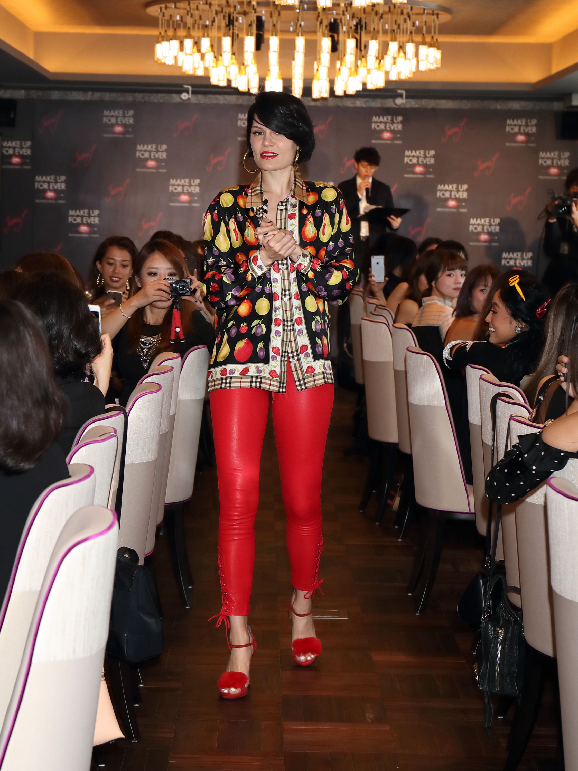 Jessie J attends a photo call and press conference