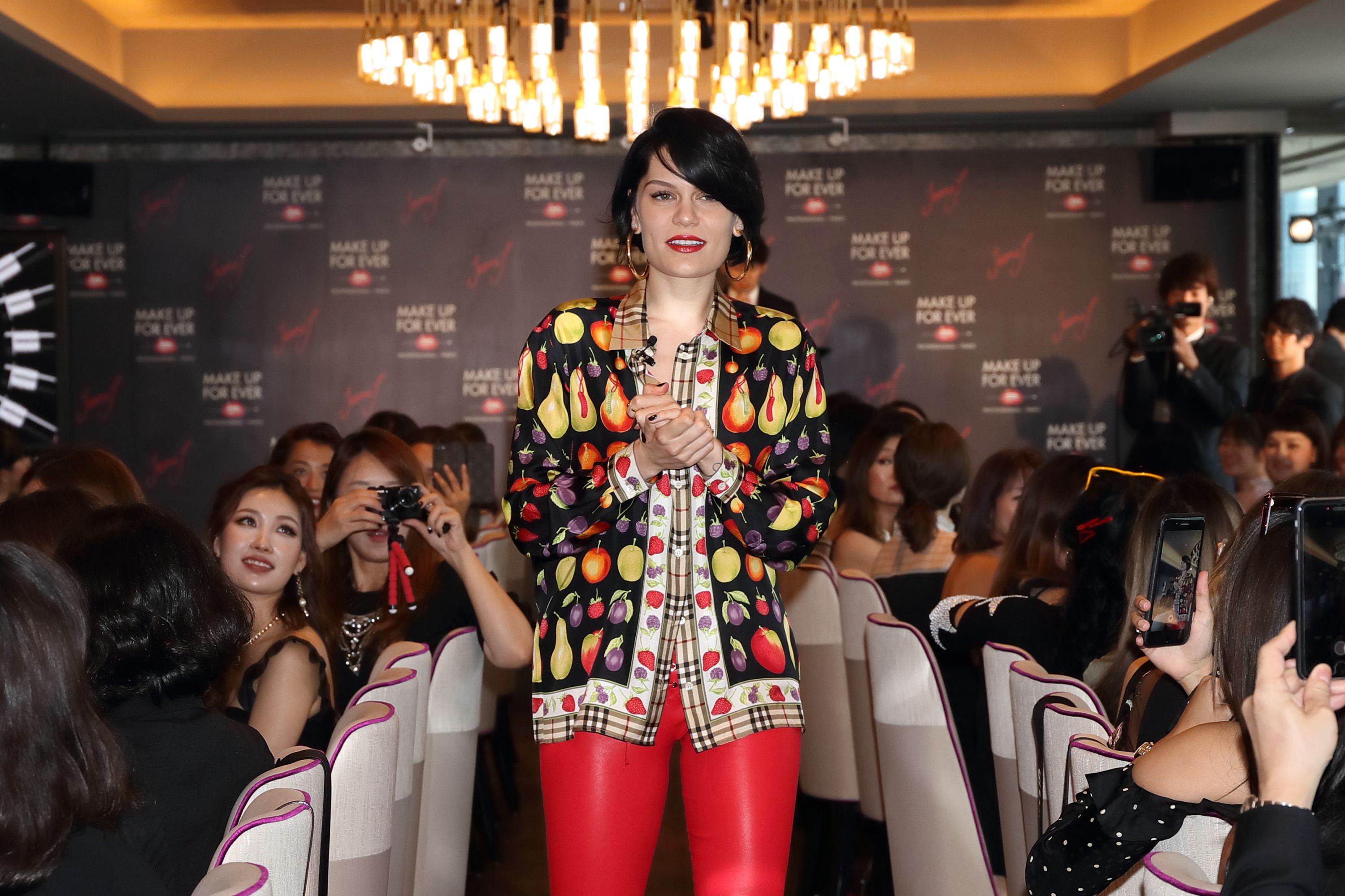 Jessie J attends a photo call and press conference