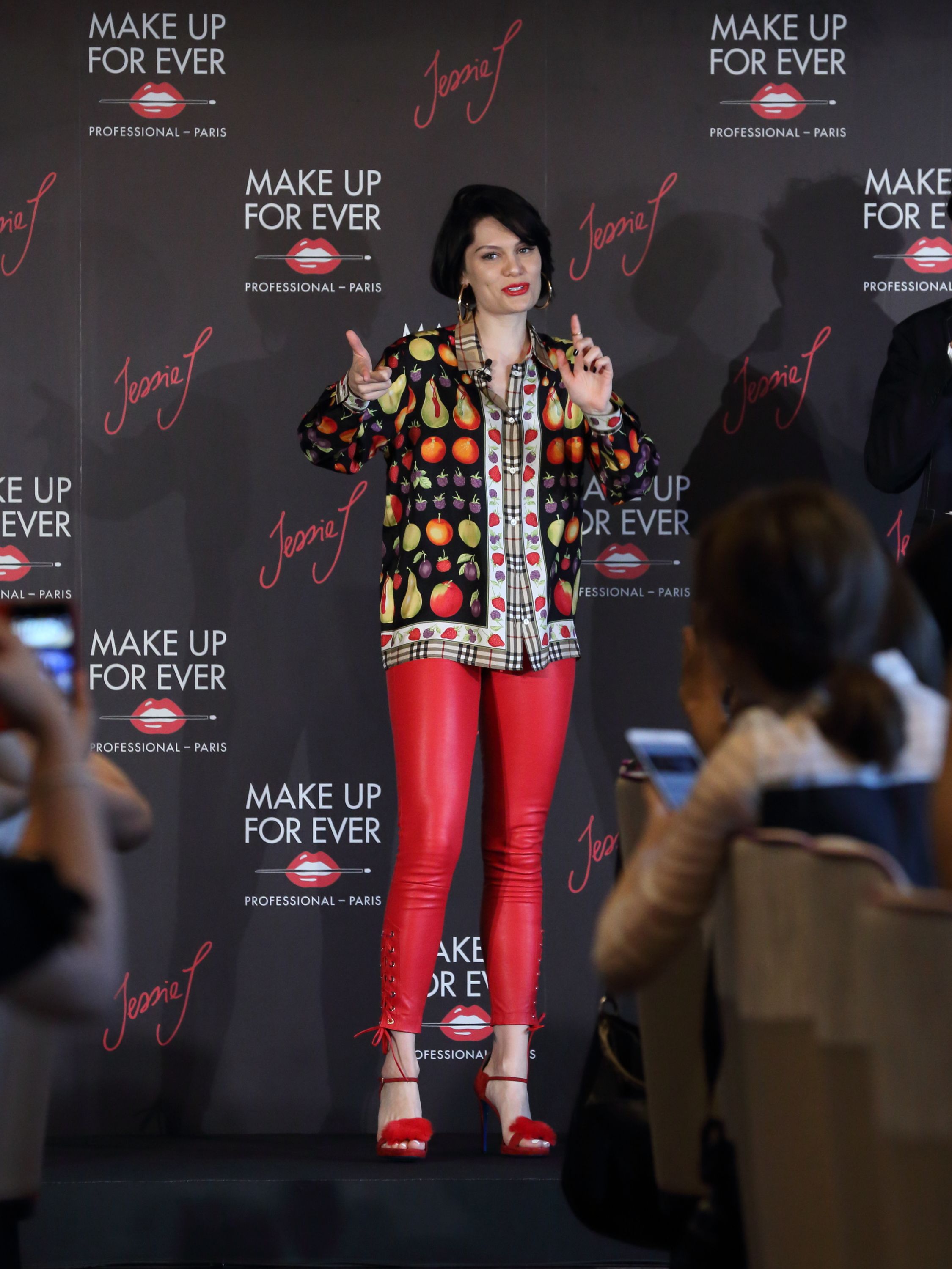 Jessie J attends a photo call and press conference