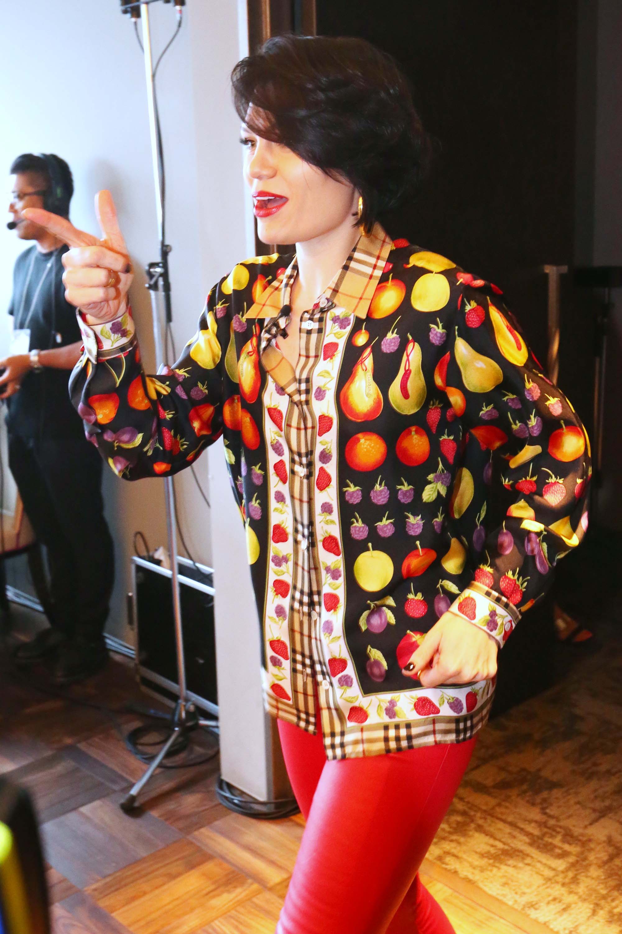 Jessie J attends a photo call and press conference