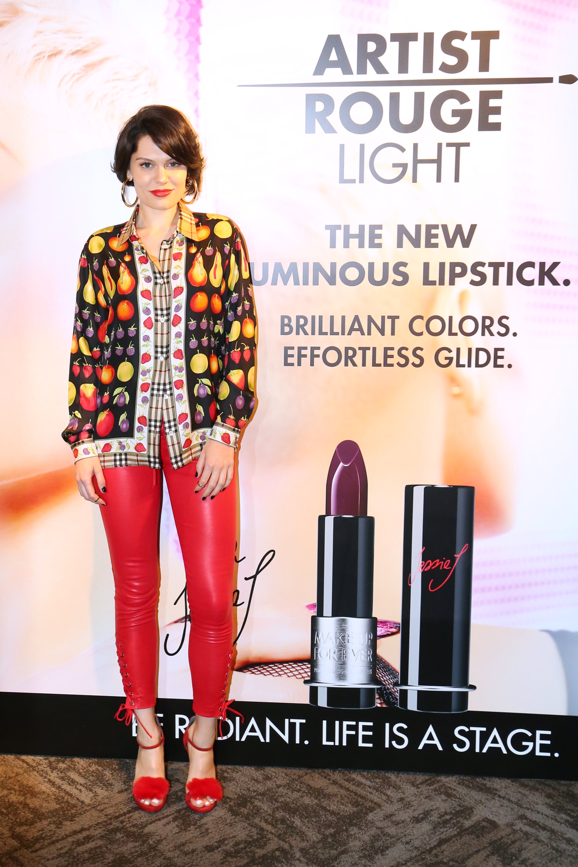 Jessie J attends a photo call and press conference
