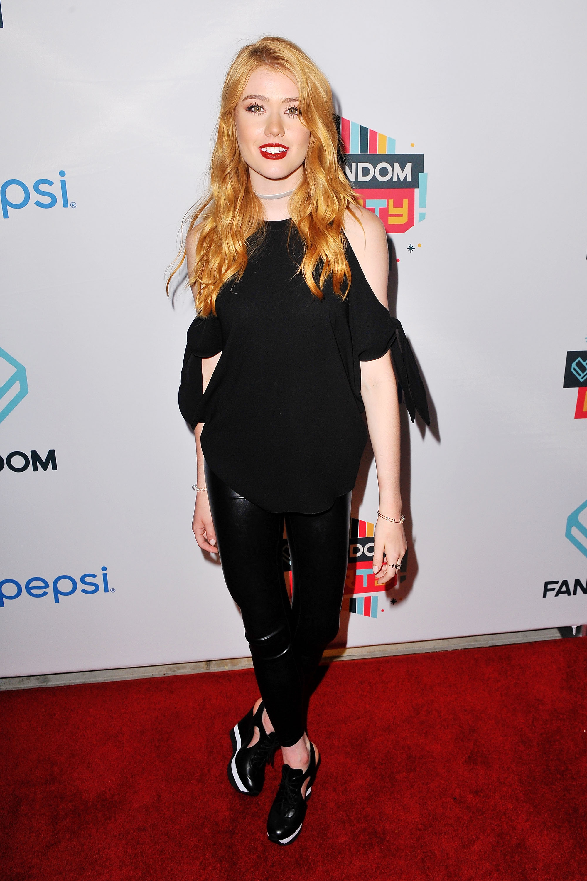 Katherine McNamara attends FANDOM’s Annual Kick-off party