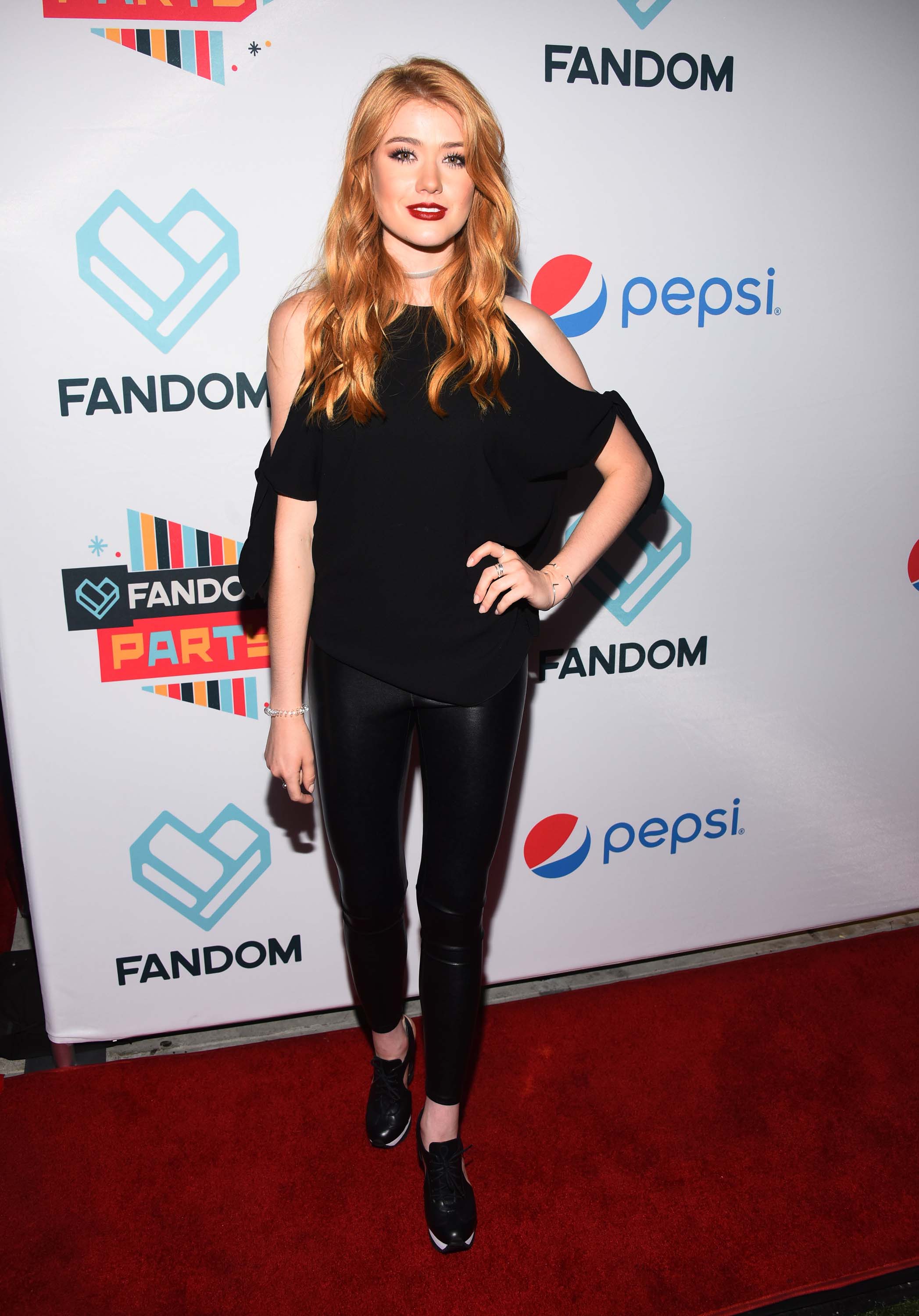 Katherine McNamara attends FANDOM’s Annual Kick-off party