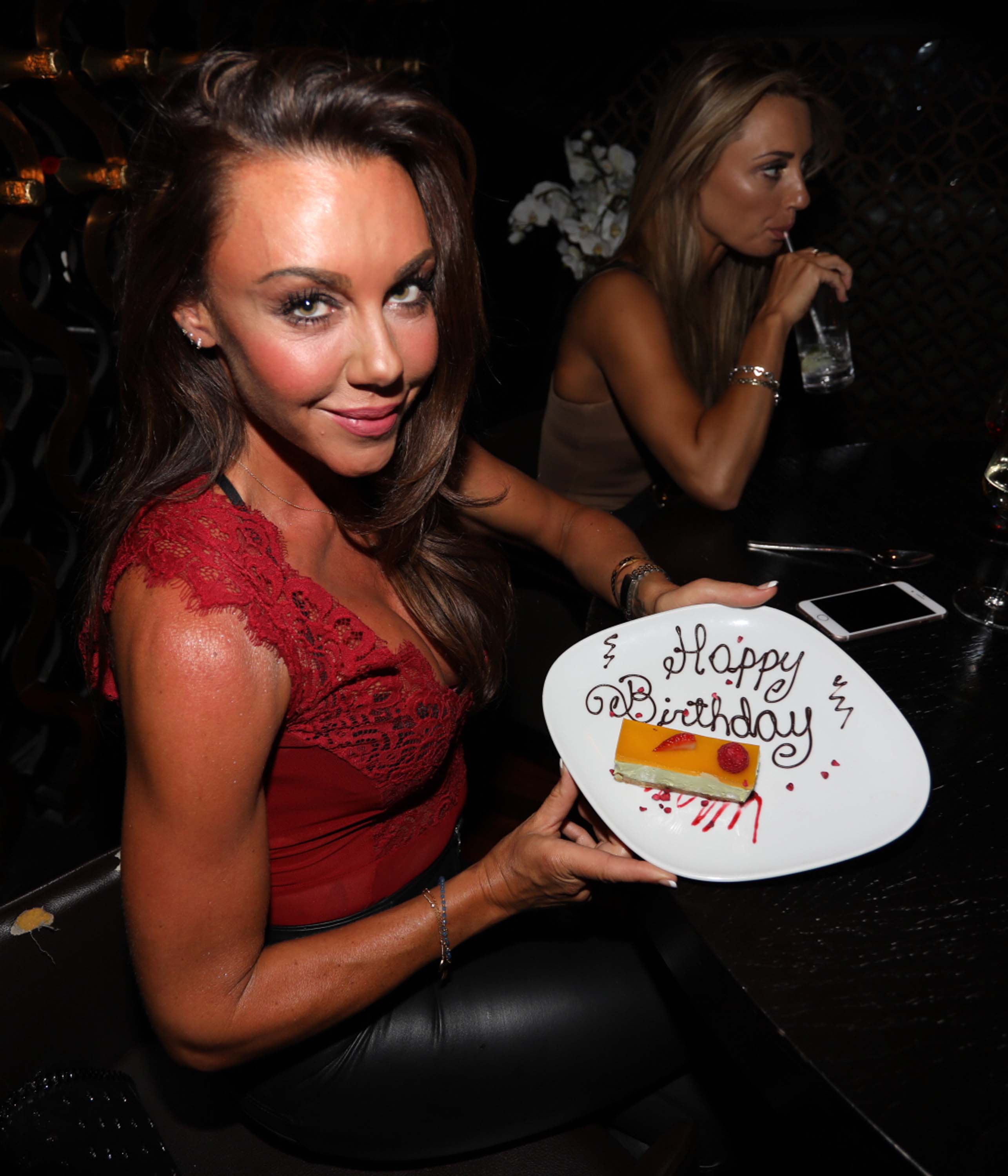 Michelle Heaton celebrates her 38th birthday