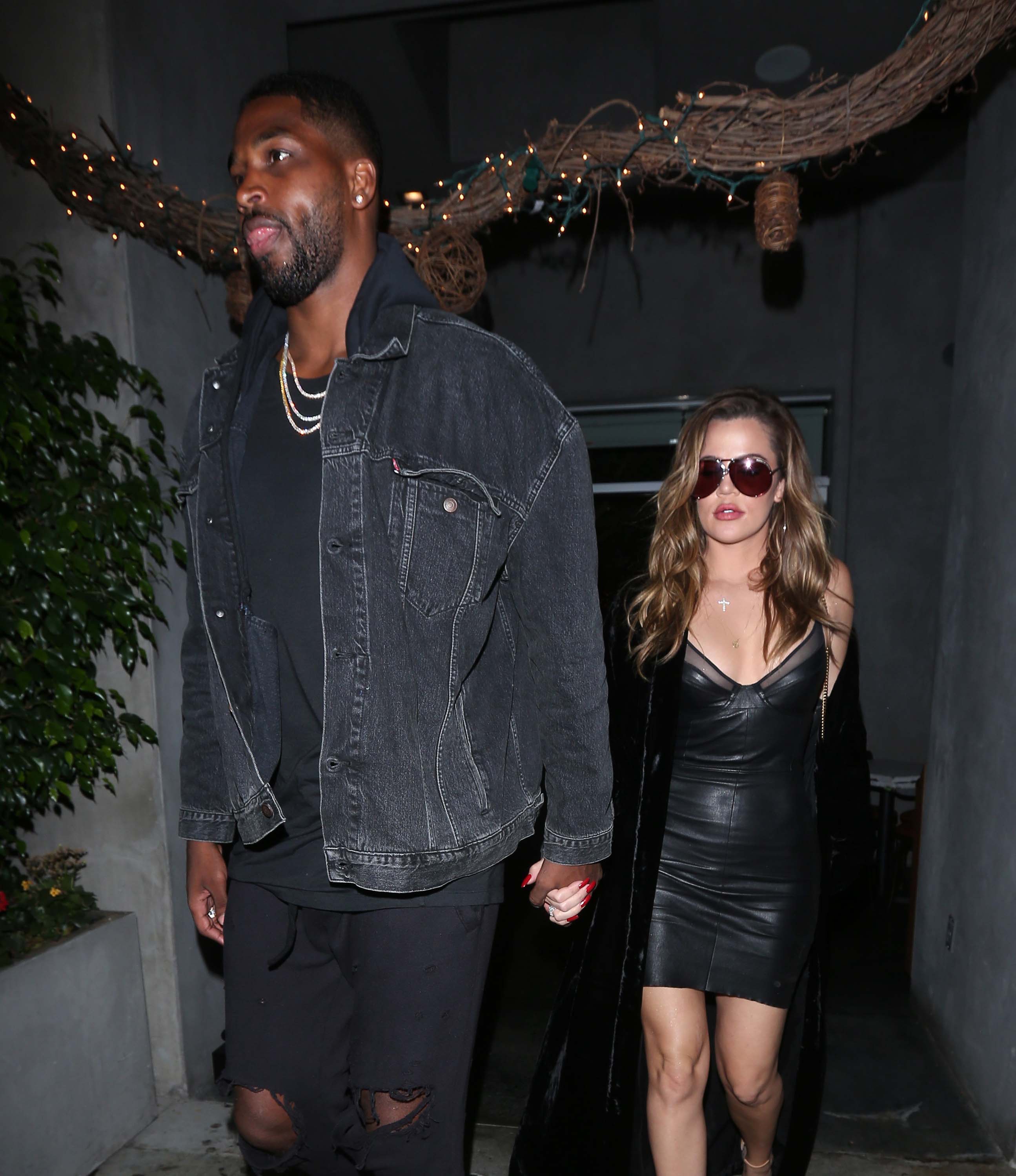 Khloe Kardashian out for dinner