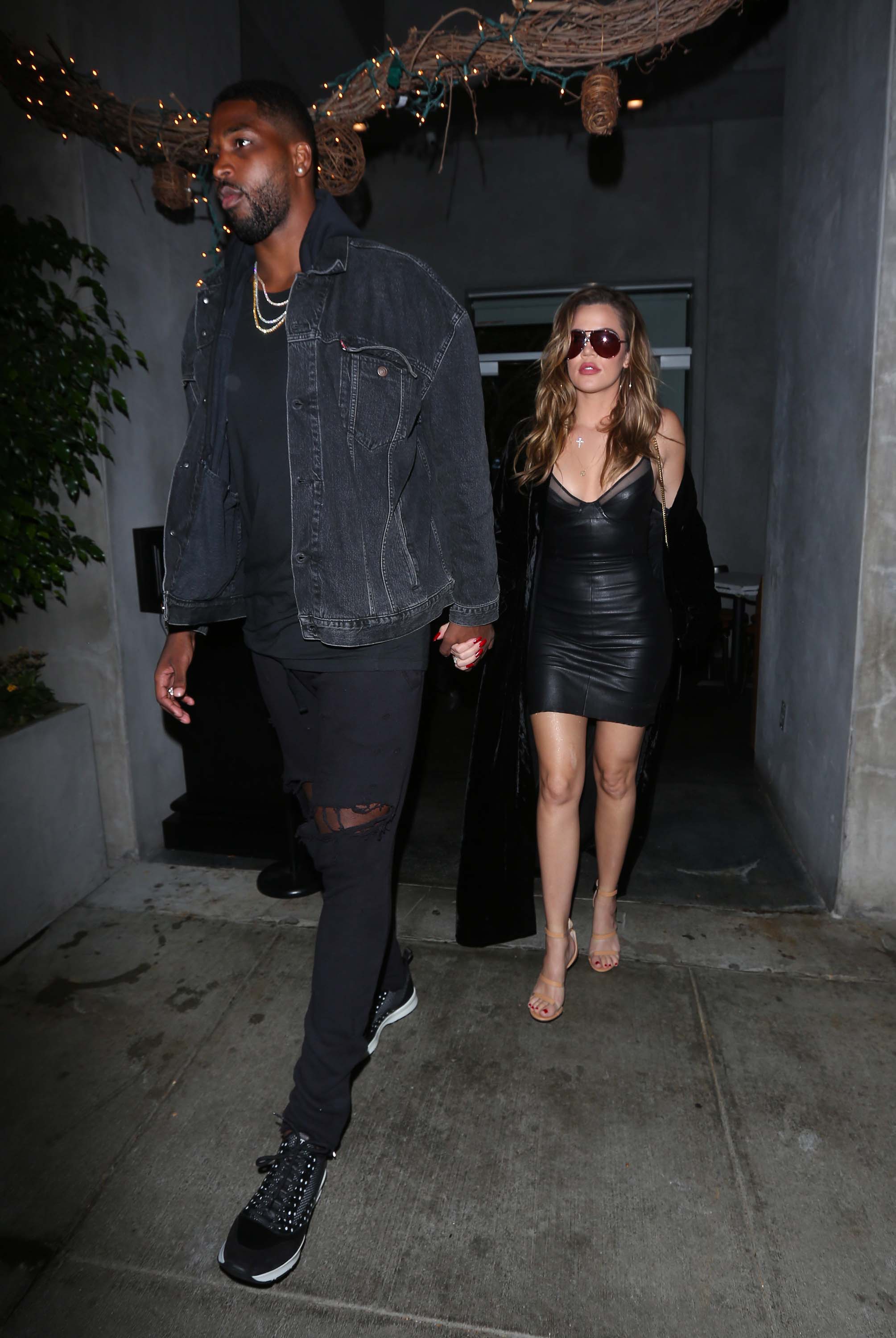 Khloe Kardashian out for dinner