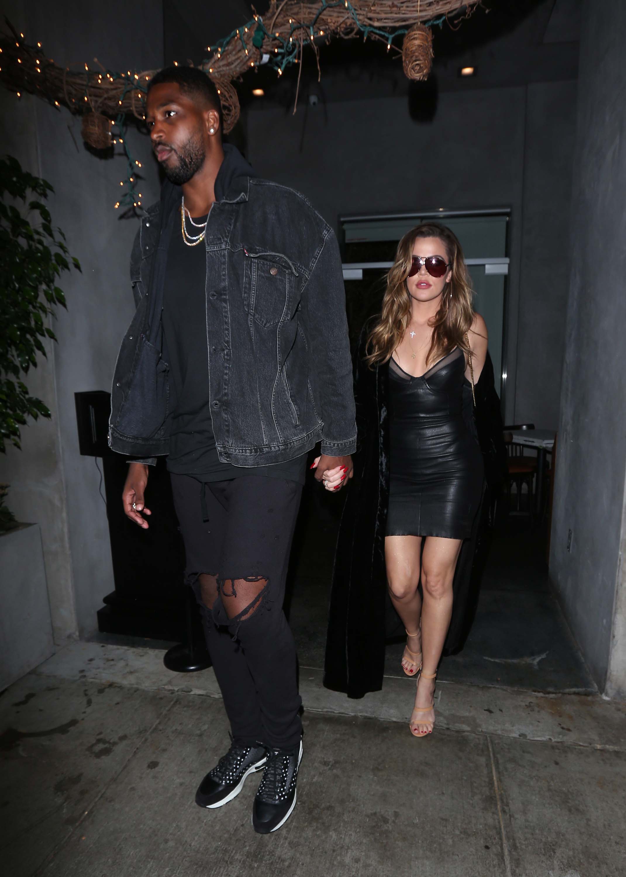 Khloe Kardashian out for dinner