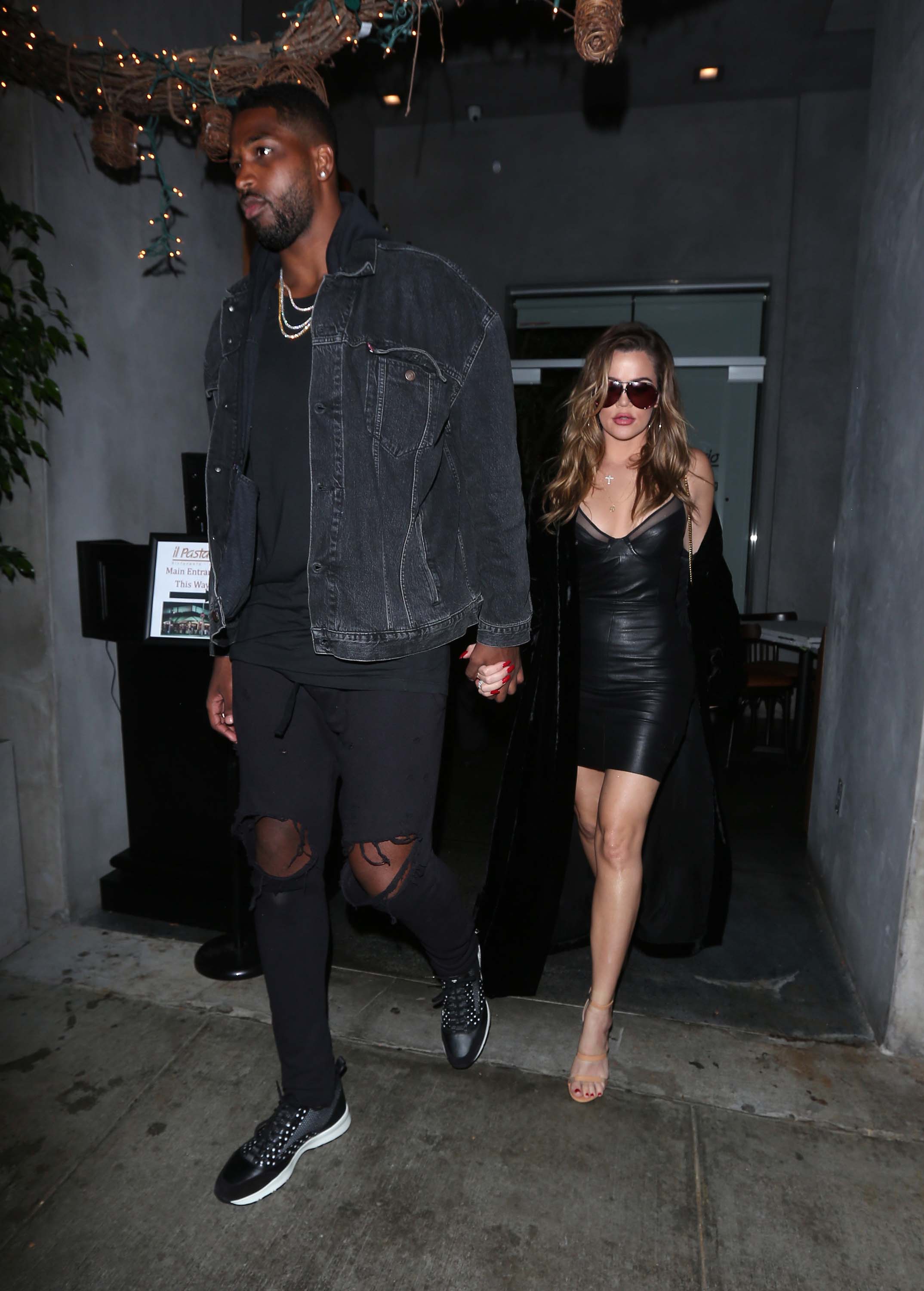 Khloe Kardashian out for dinner