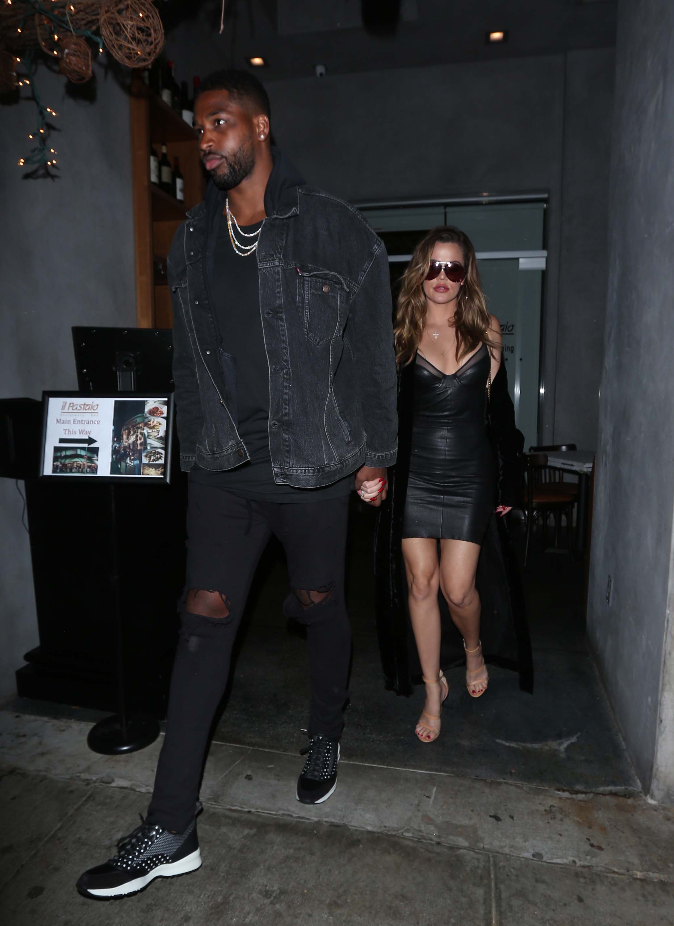 Khloe Kardashian out for dinner