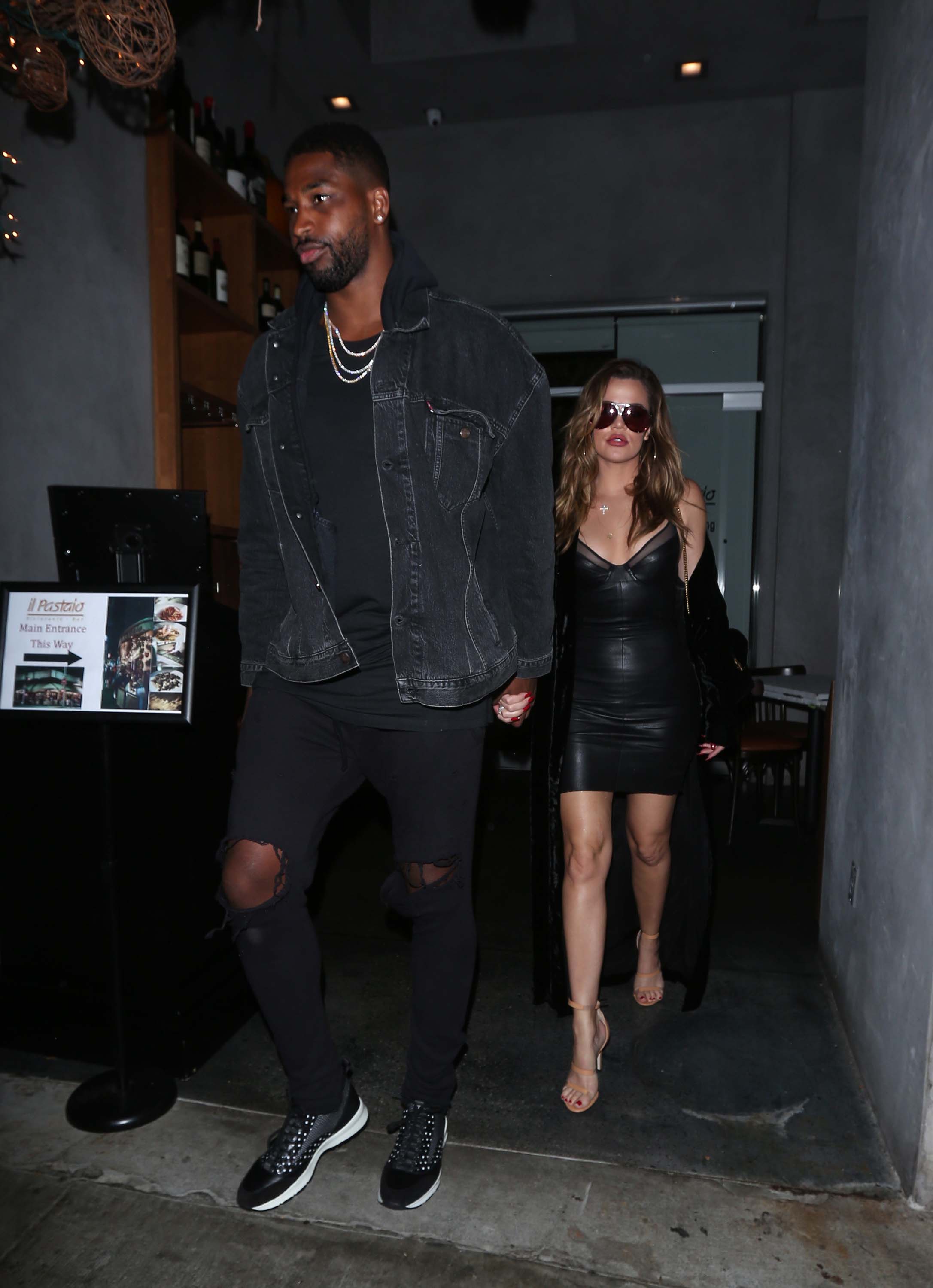 Khloe Kardashian out for dinner