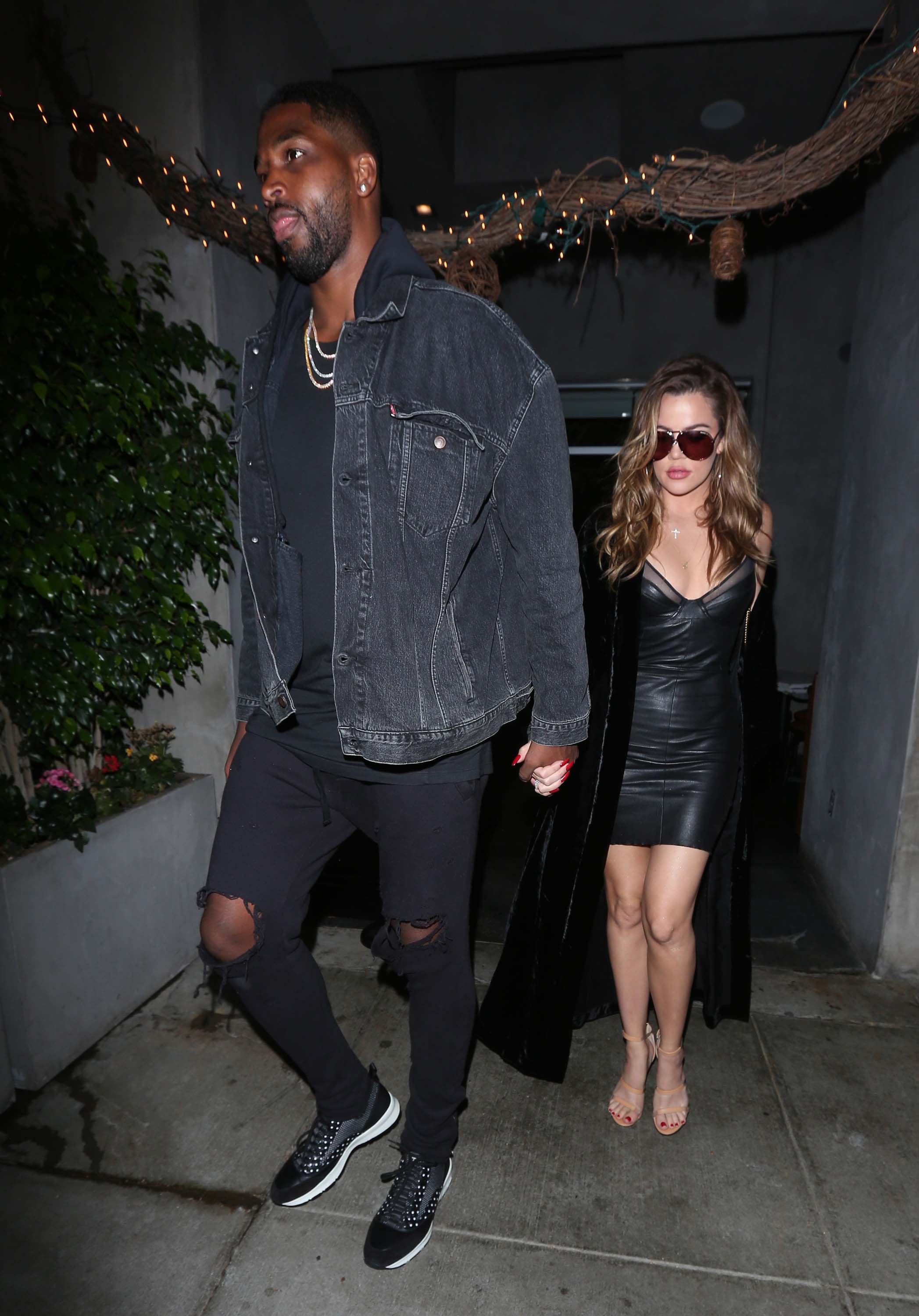 Khloe Kardashian out for dinner