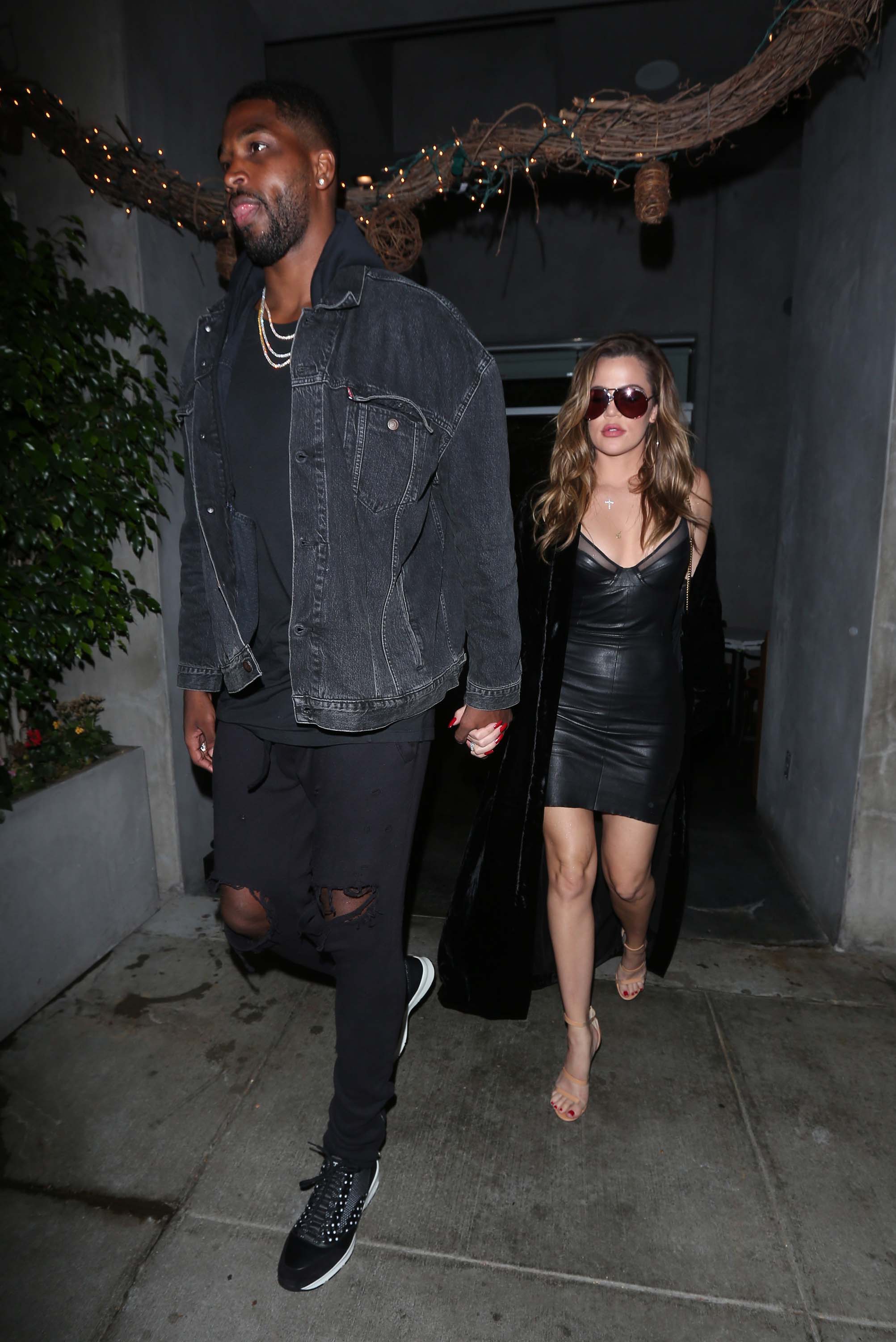 Khloe Kardashian out for dinner