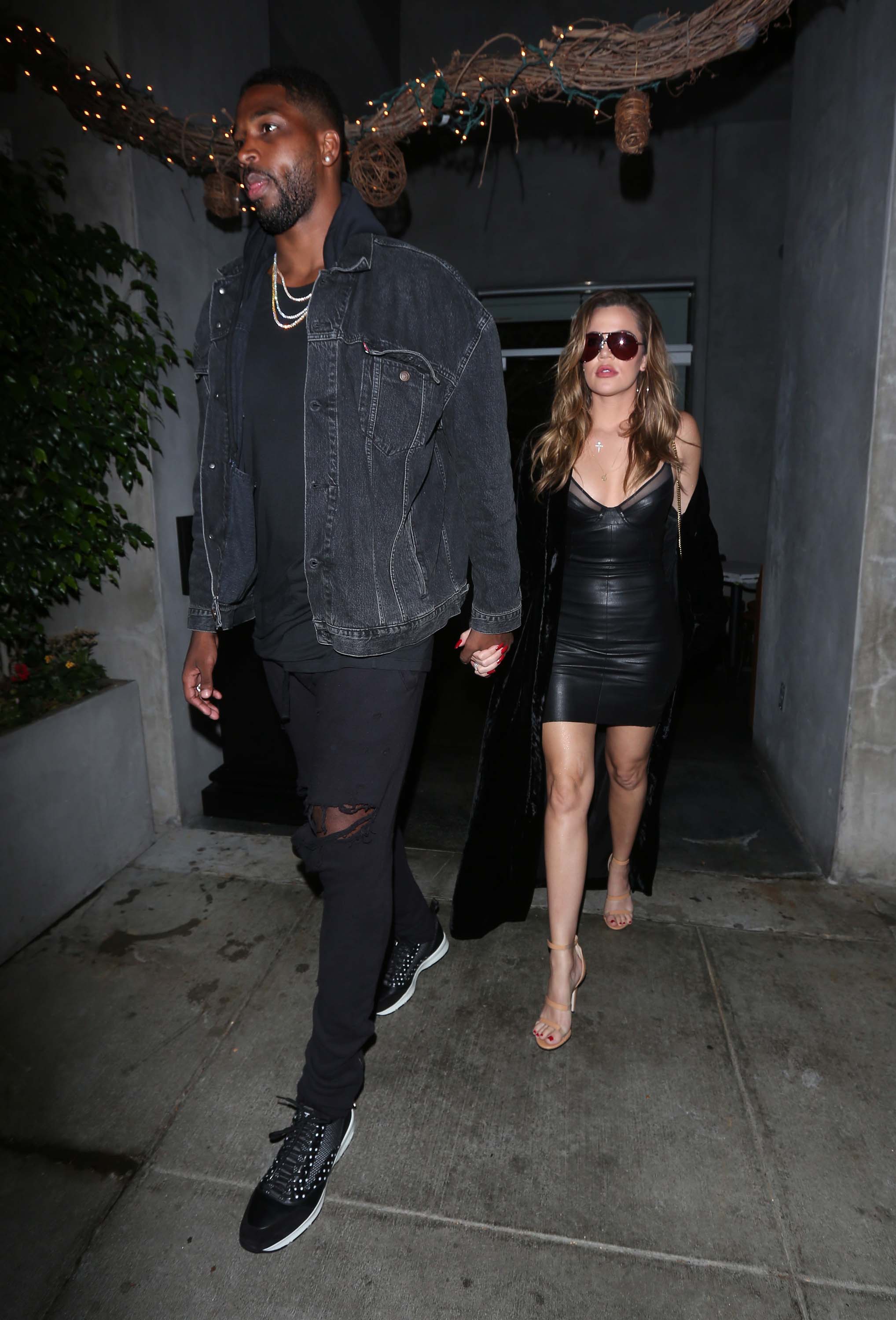 Khloe Kardashian out for dinner