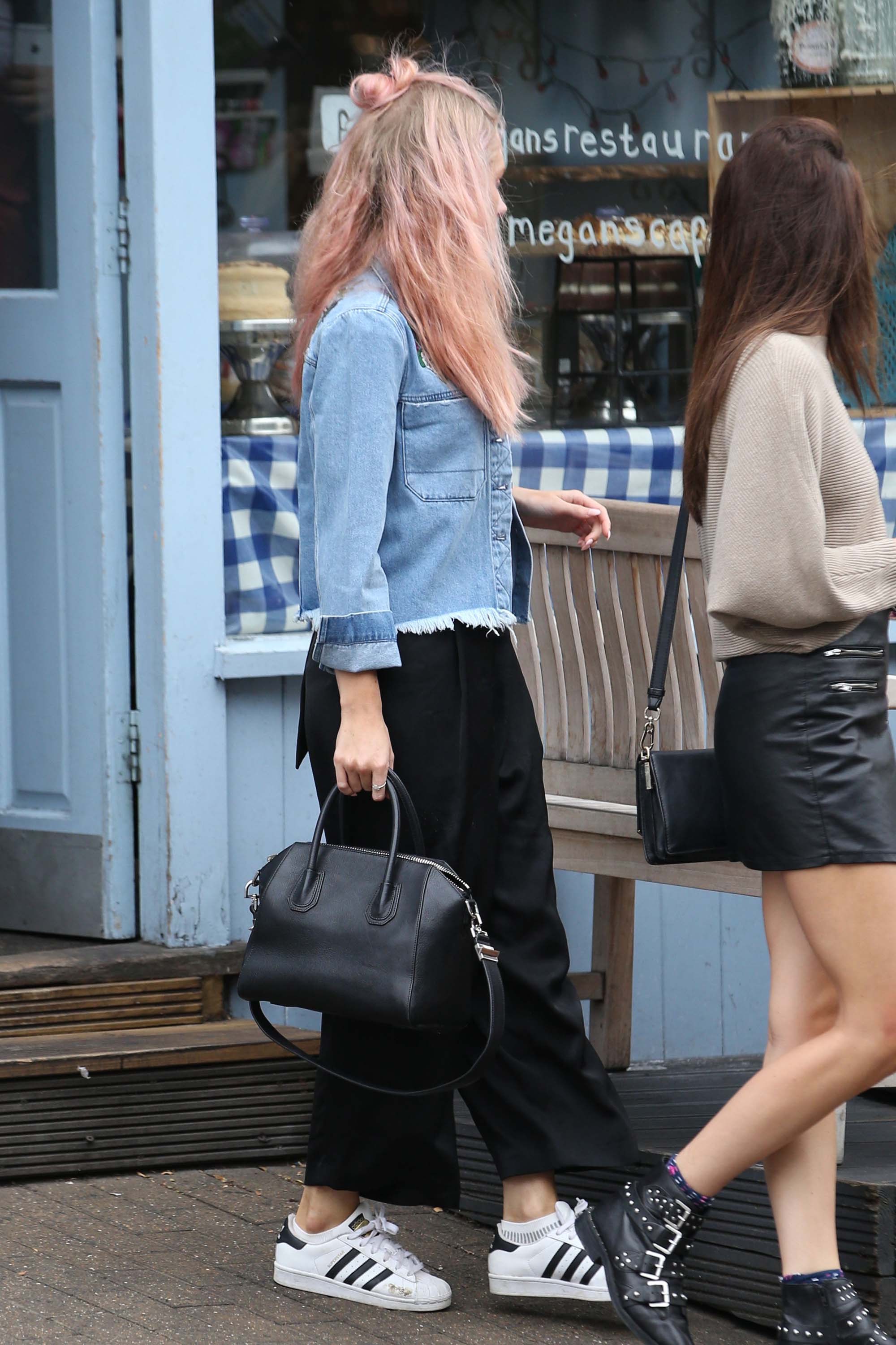 Lottie Moss and Frankie Gaff out and about