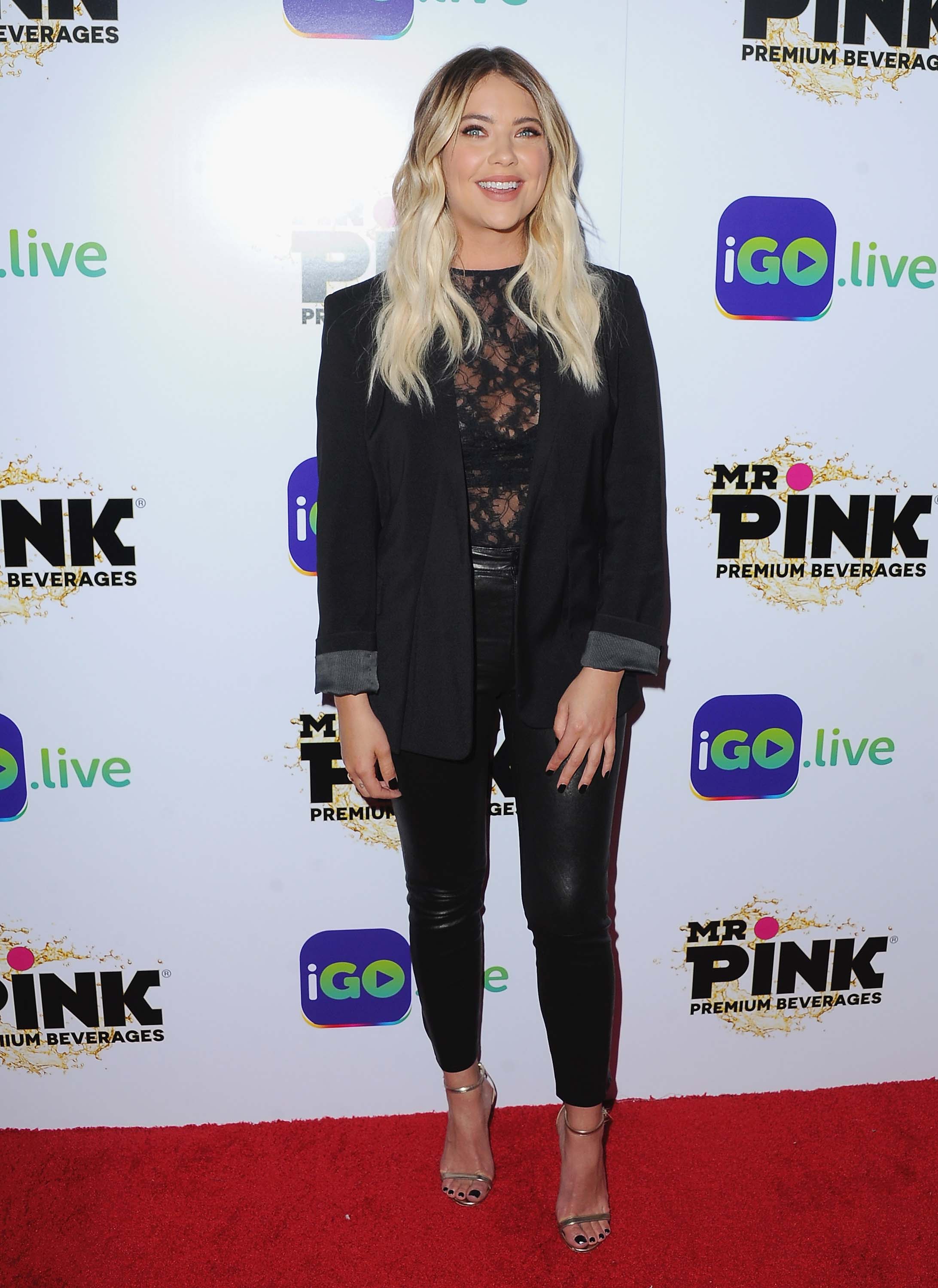 Ashley Benson attends Go live Launch Event