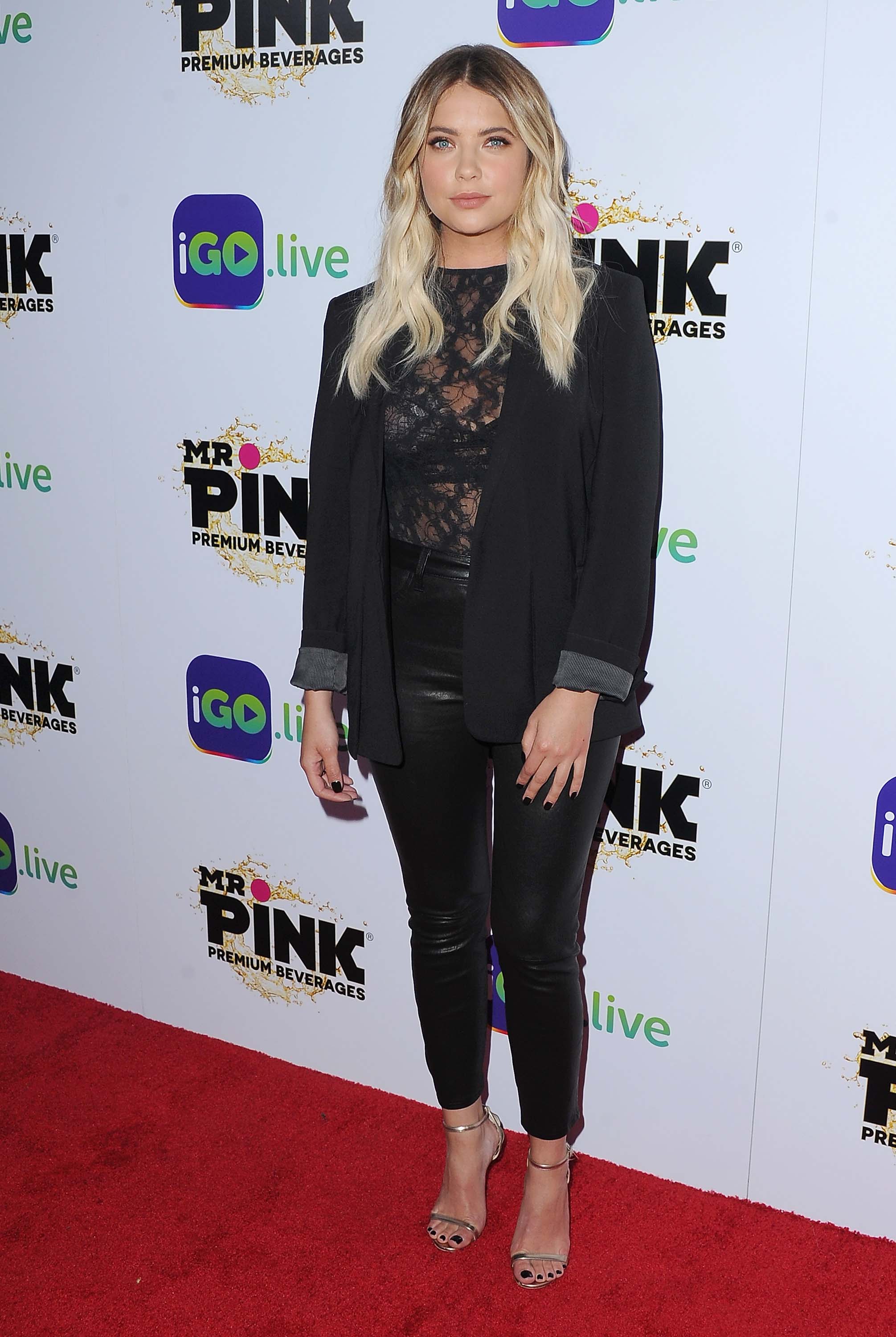 Ashley Benson attends Go live Launch Event