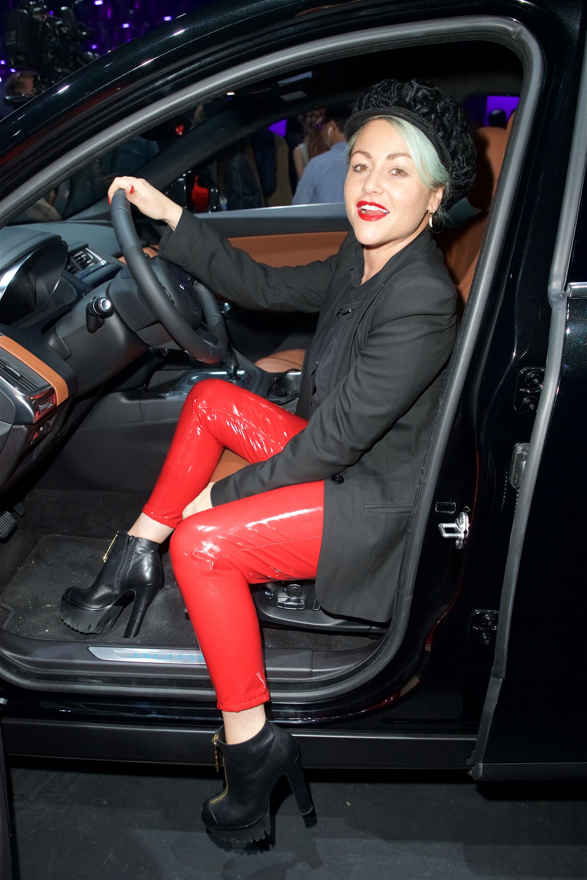 Jaime Winstone attends Jaguar E-Pace Car Launch Party