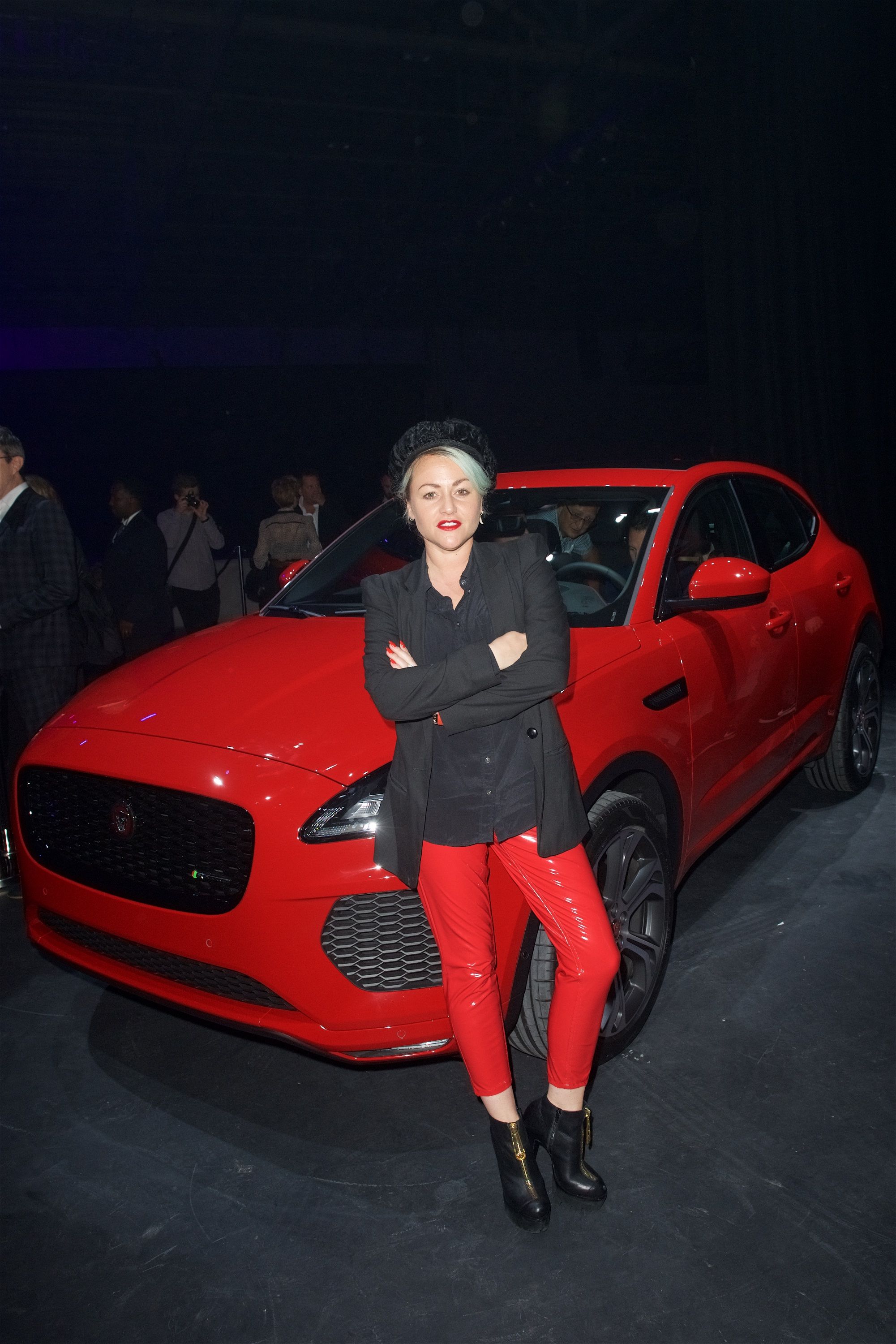 Jaime Winstone attends Jaguar E-Pace Car Launch Party