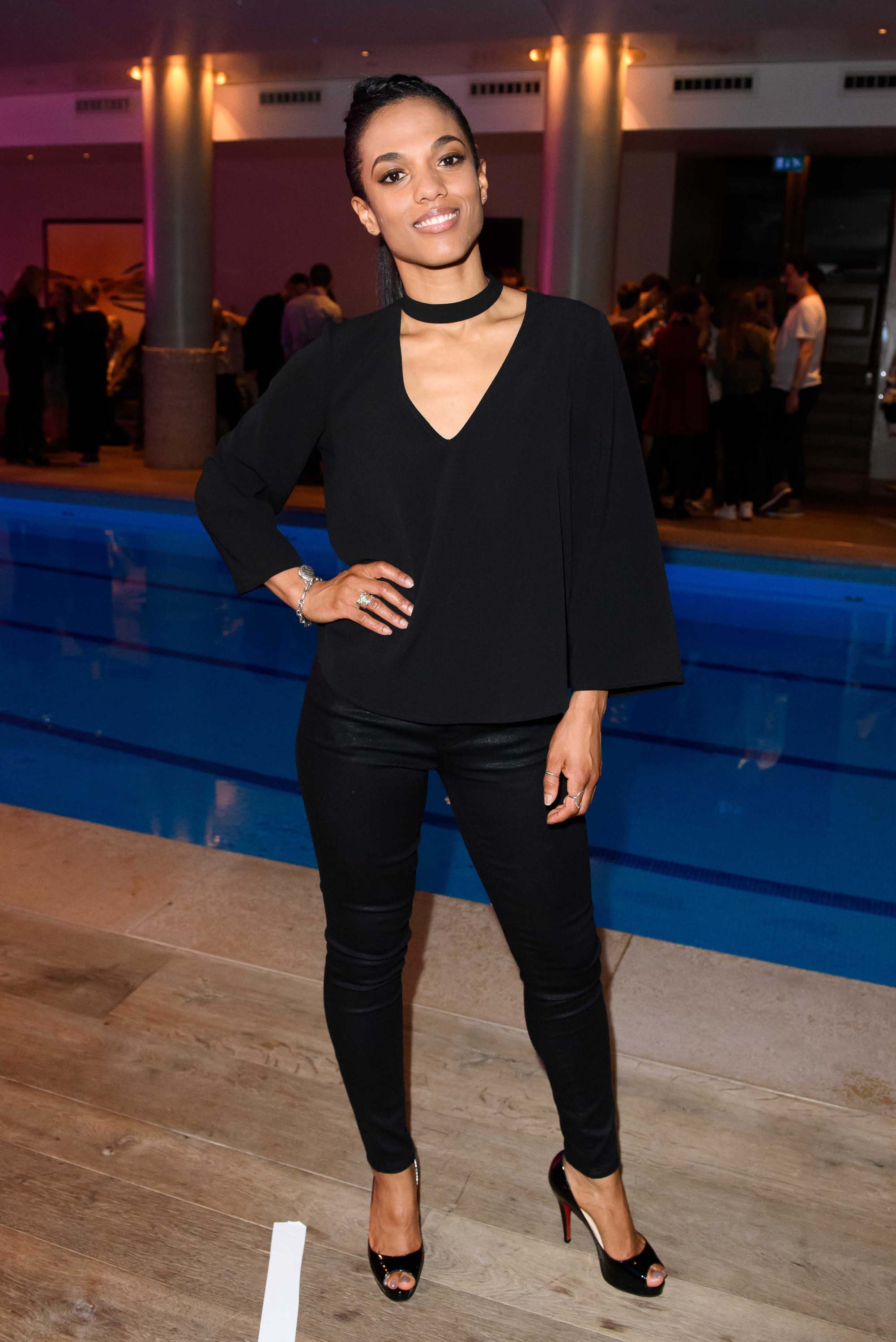 Freema Agyeman seen at the Apologia play after party