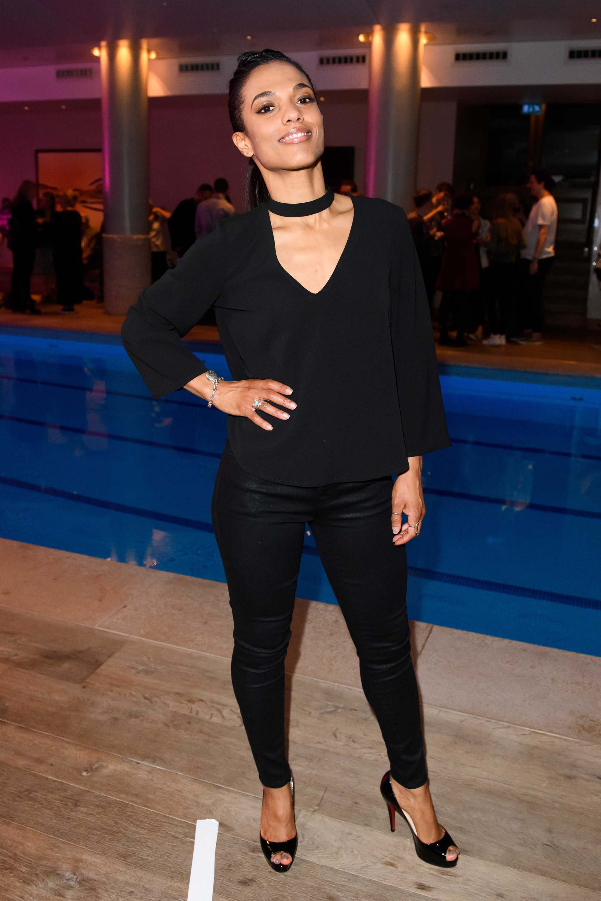 Freema Agyeman seen at the Apologia play after party