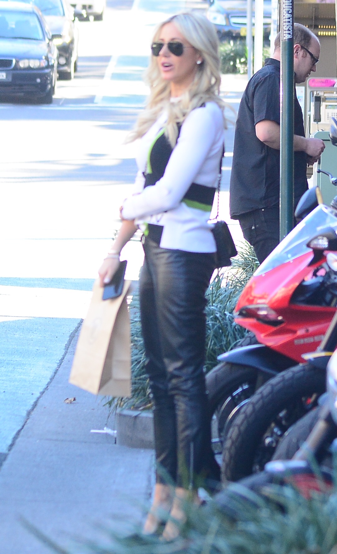 Roxy Jacenko seen at Vizio Caffè e Cucina