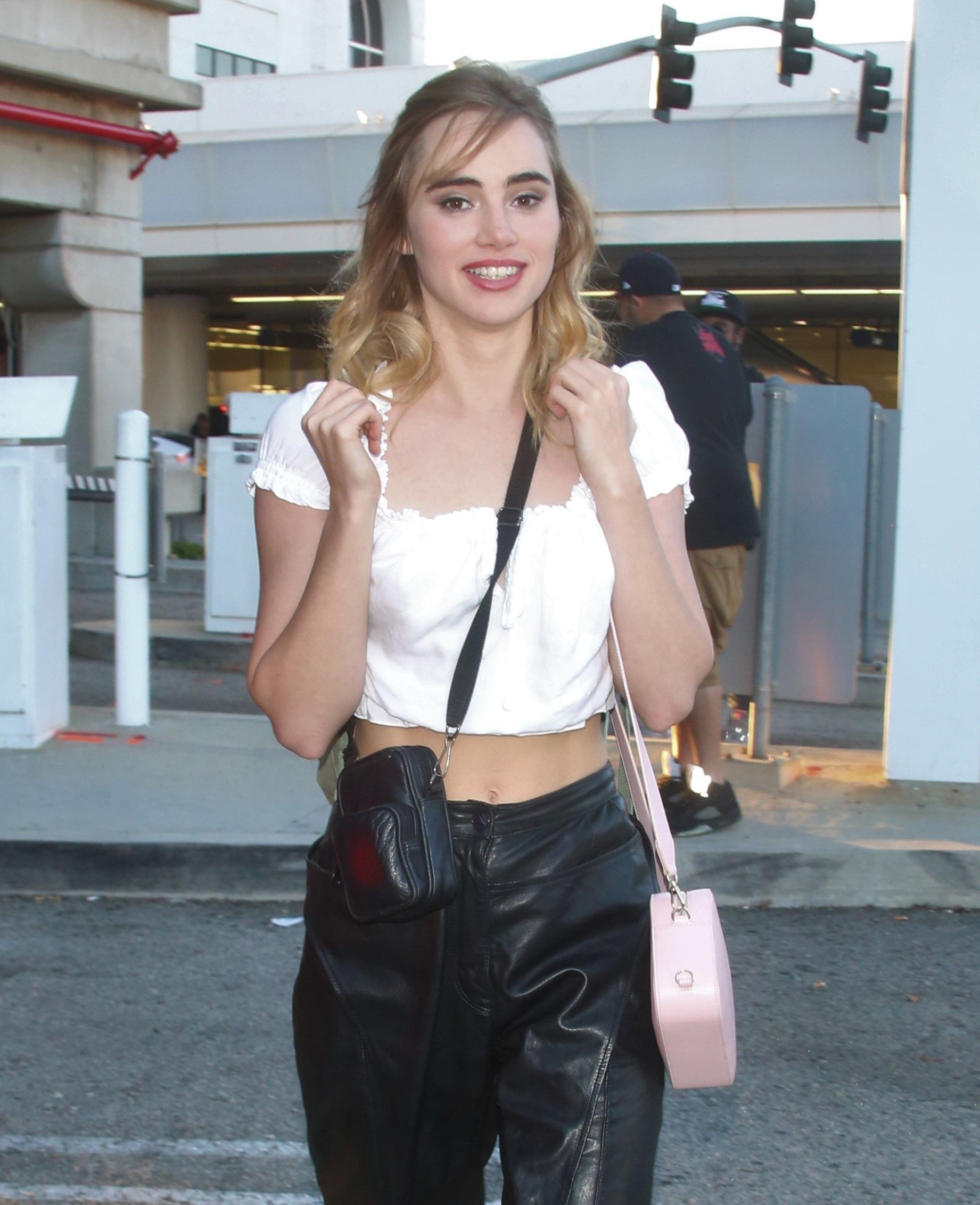 Suki Waterhouse seen at LAX