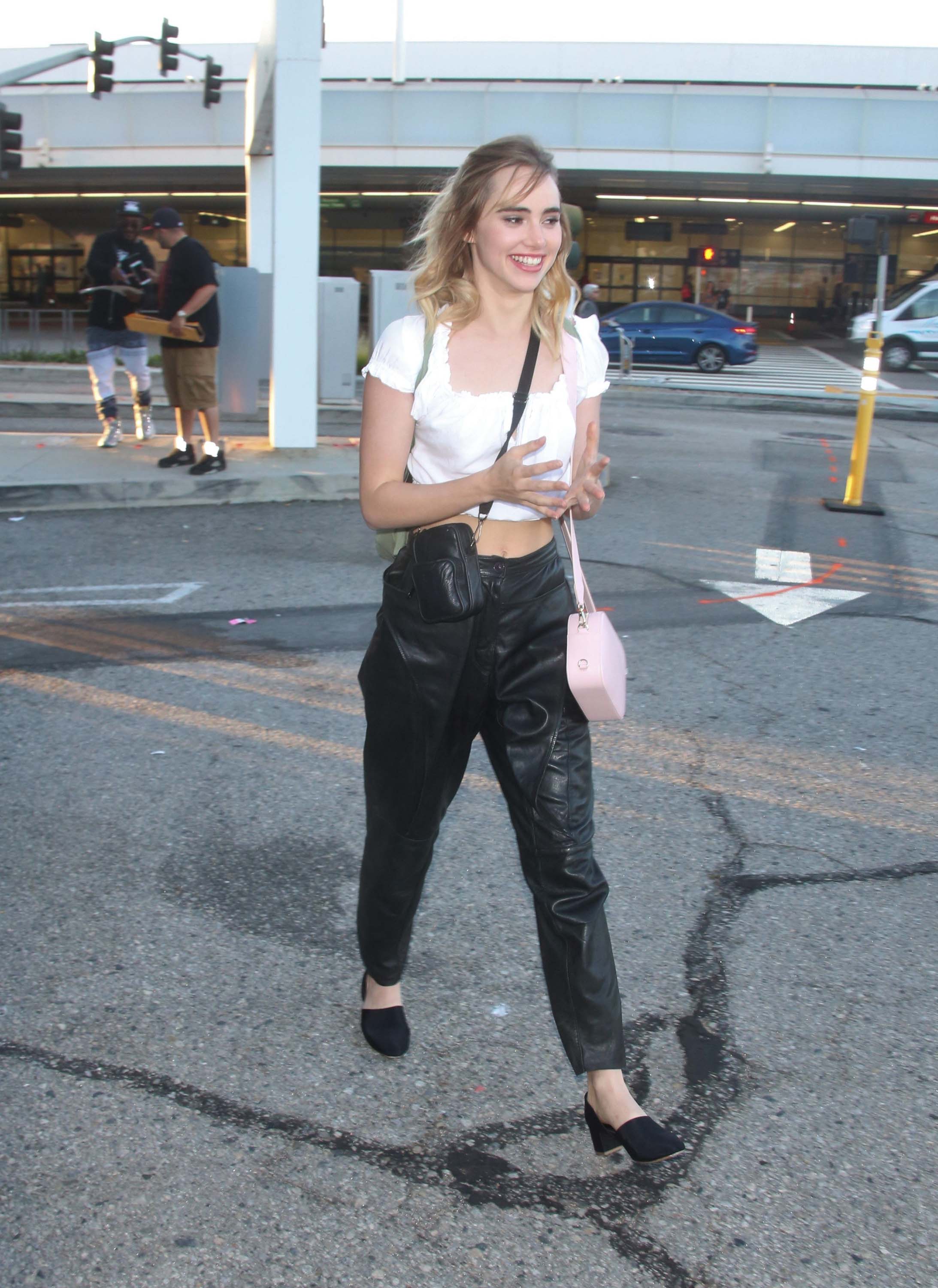 Suki Waterhouse seen at LAX