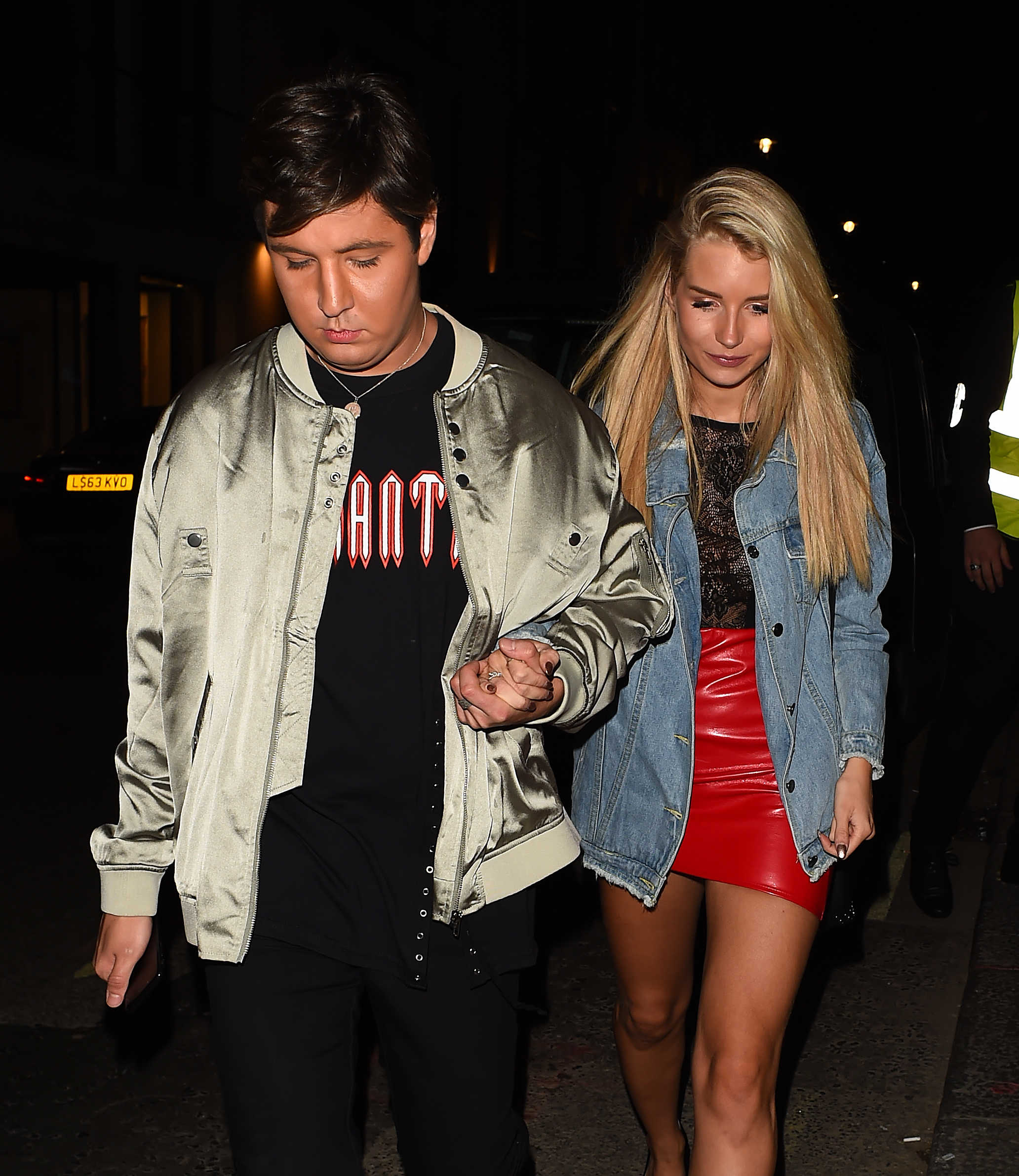 Lottie Moss spotted on a night out in London