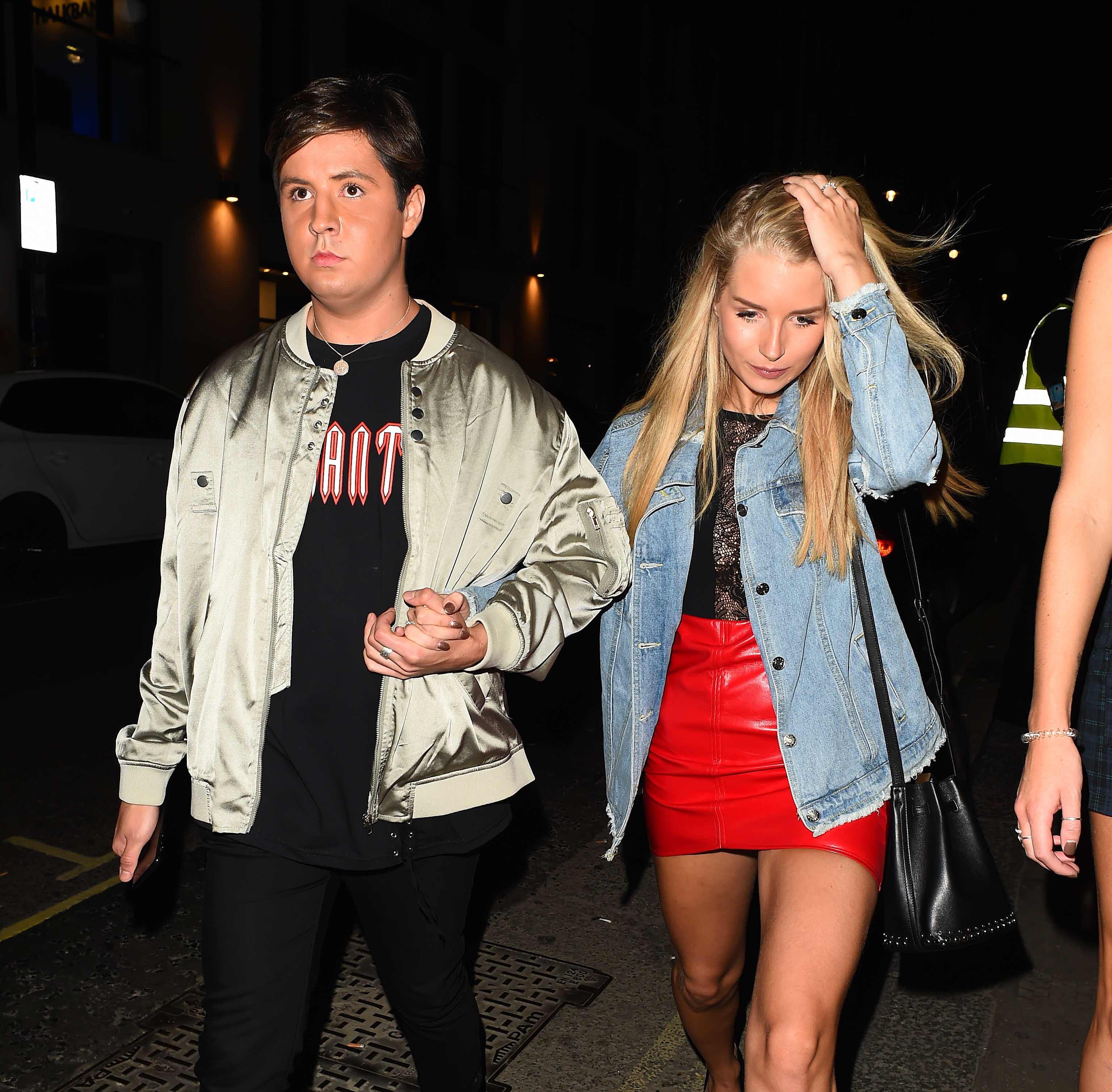 Lottie Moss spotted on a night out in London