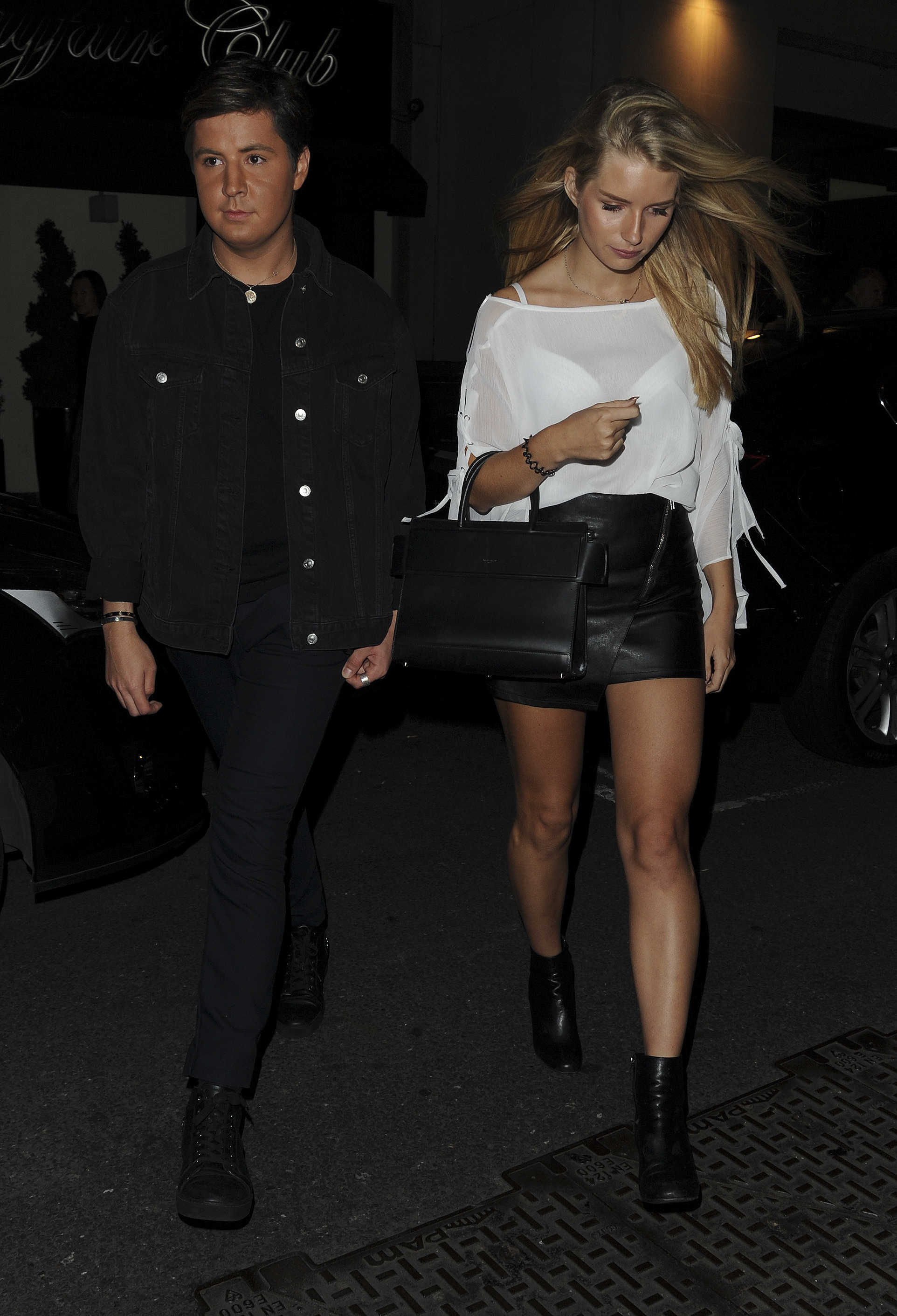Lottie Moss at the Mahiki Nightclub